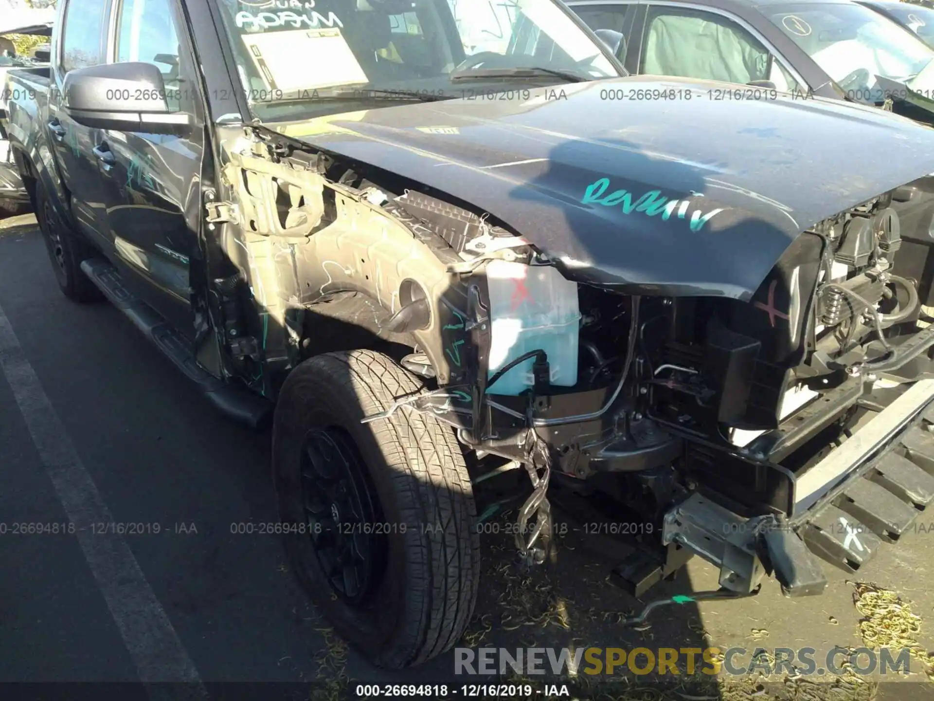 6 Photograph of a damaged car 3TMAZ5CN4KM093832 TOYOTA TACOMA 2019