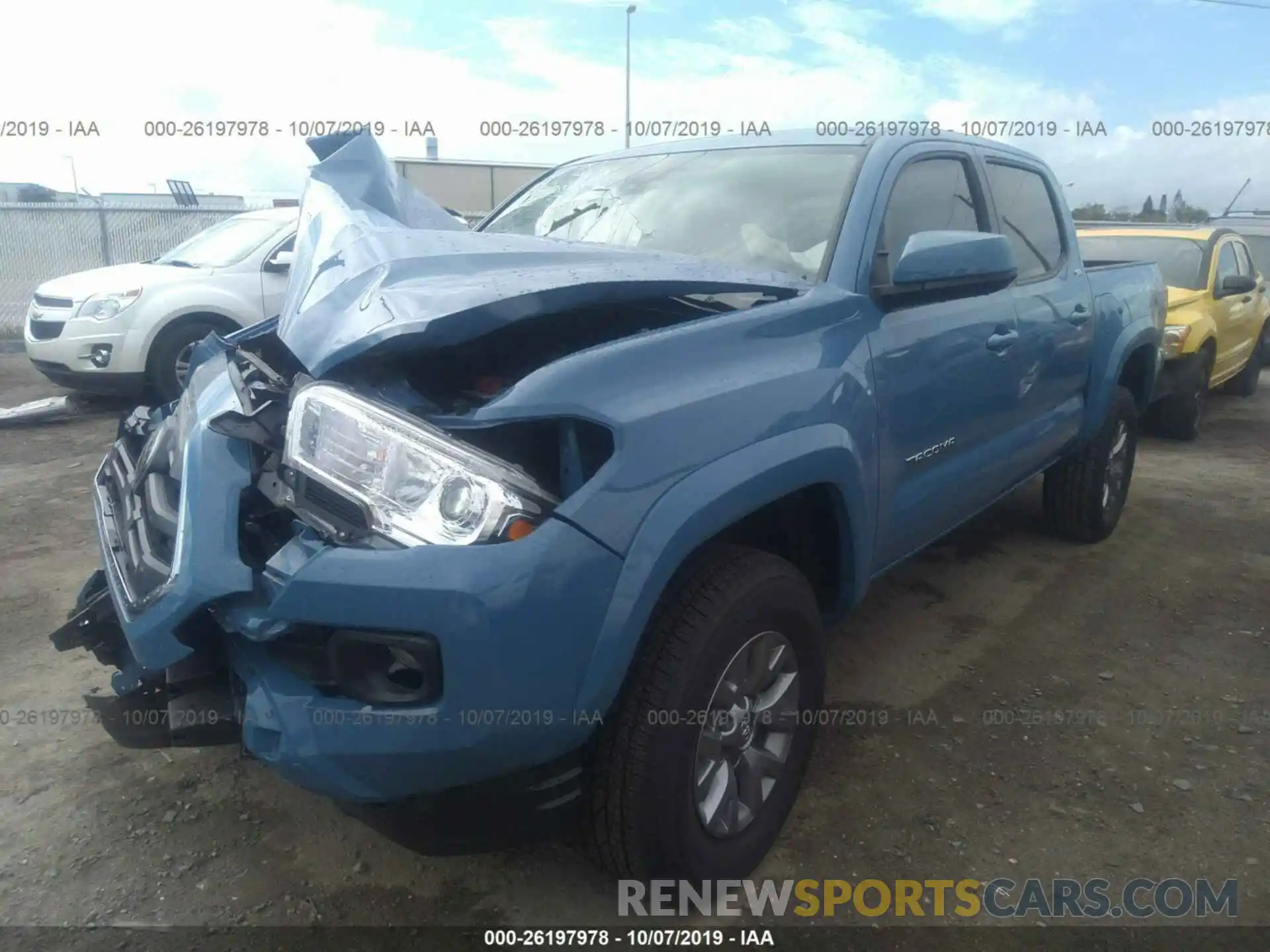 2 Фотография поврежденного автомобиля 3TMAZ5CN4KM095290 TOYOTA TACOMA 2019