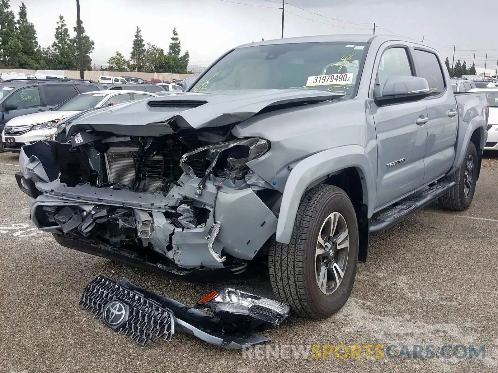 2 Фотография поврежденного автомобиля 3TMAZ5CN4KM095970 TOYOTA TACOMA 2019