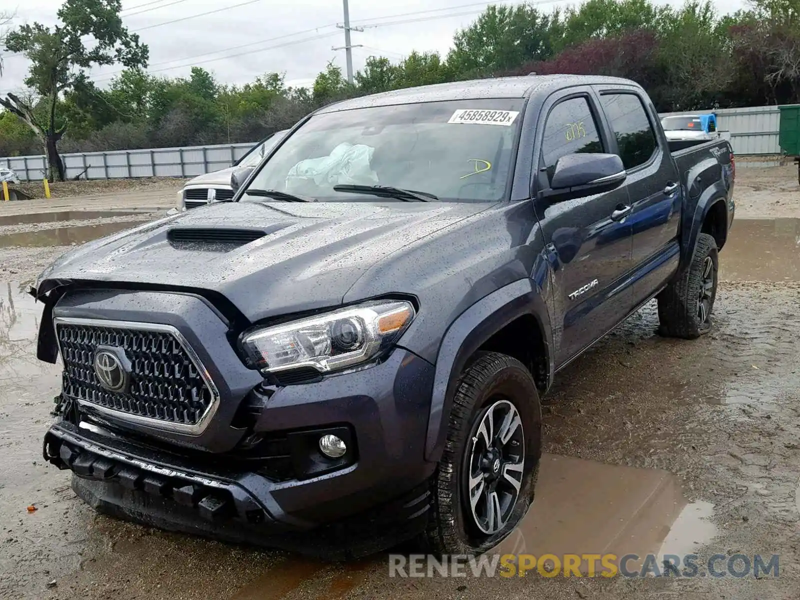 2 Photograph of a damaged car 3TMAZ5CN4KM096228 TOYOTA TACOMA 2019