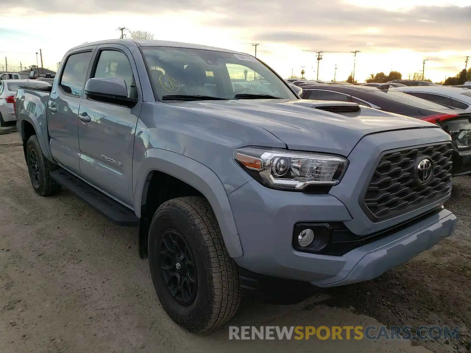 1 Photograph of a damaged car 3TMAZ5CN4KM097234 TOYOTA TACOMA 2019