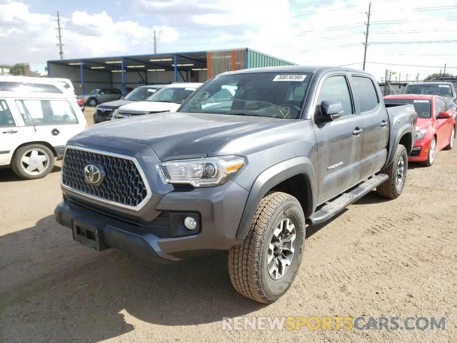 2 Photograph of a damaged car 3TMAZ5CN4KM097573 TOYOTA TACOMA 2019