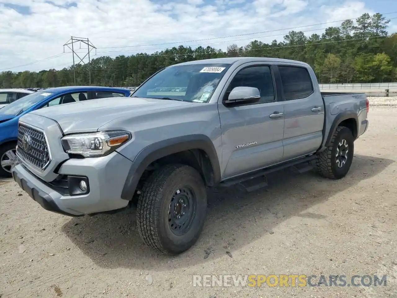 1 Photograph of a damaged car 3TMAZ5CN4KM099310 TOYOTA TACOMA 2019