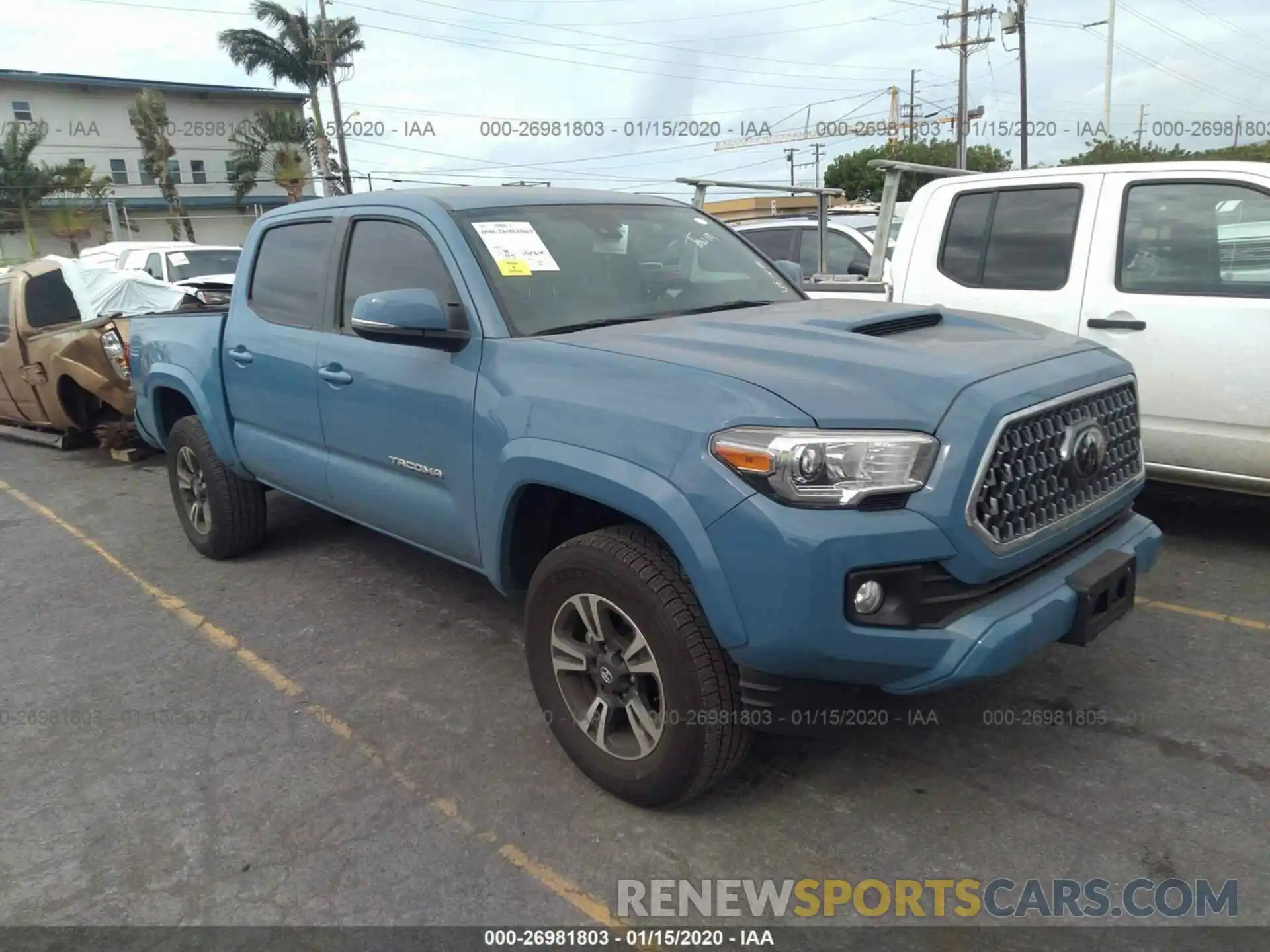 1 Photograph of a damaged car 3TMAZ5CN4KM099372 TOYOTA TACOMA 2019