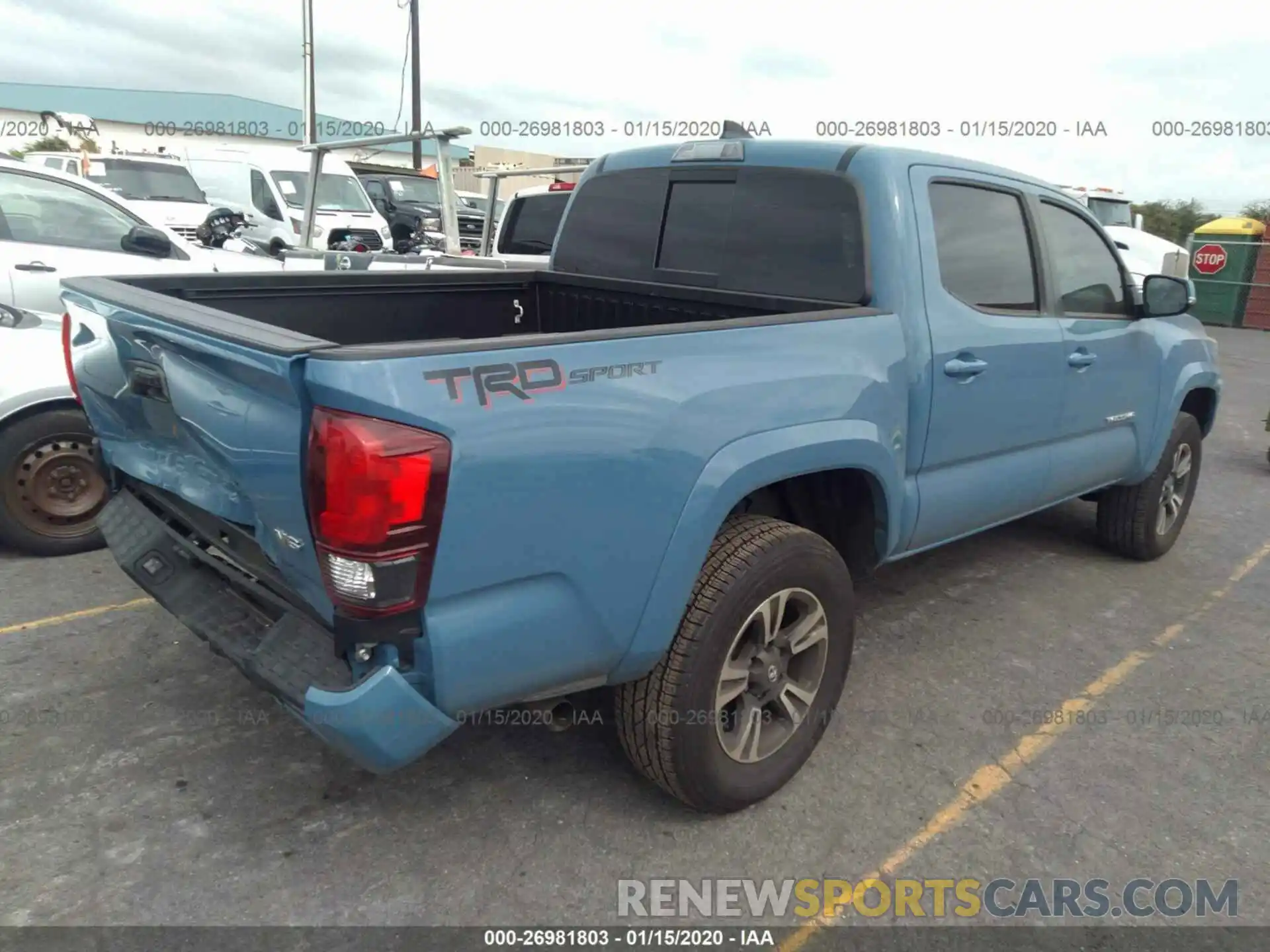 4 Фотография поврежденного автомобиля 3TMAZ5CN4KM099372 TOYOTA TACOMA 2019