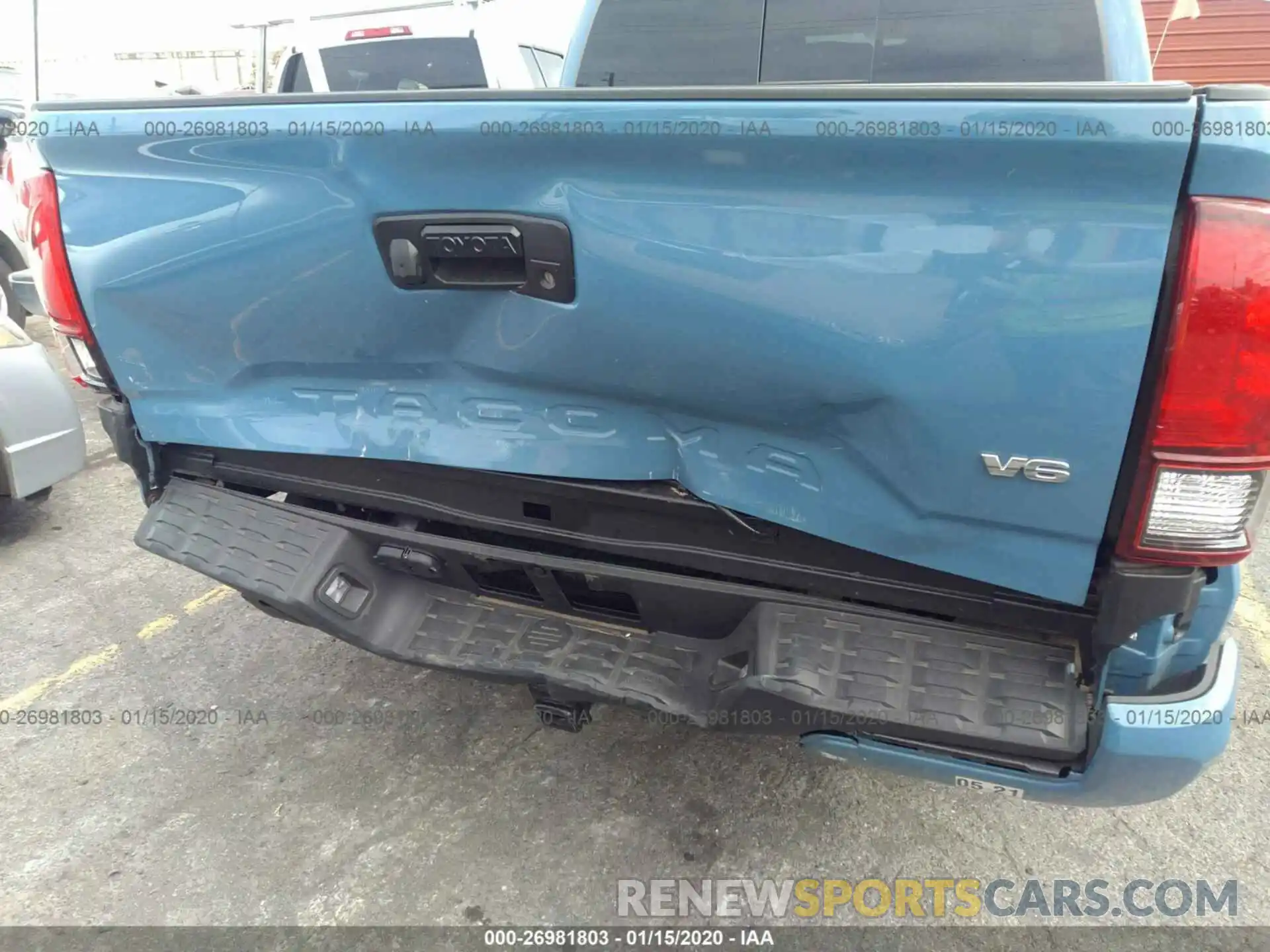 6 Photograph of a damaged car 3TMAZ5CN4KM099372 TOYOTA TACOMA 2019