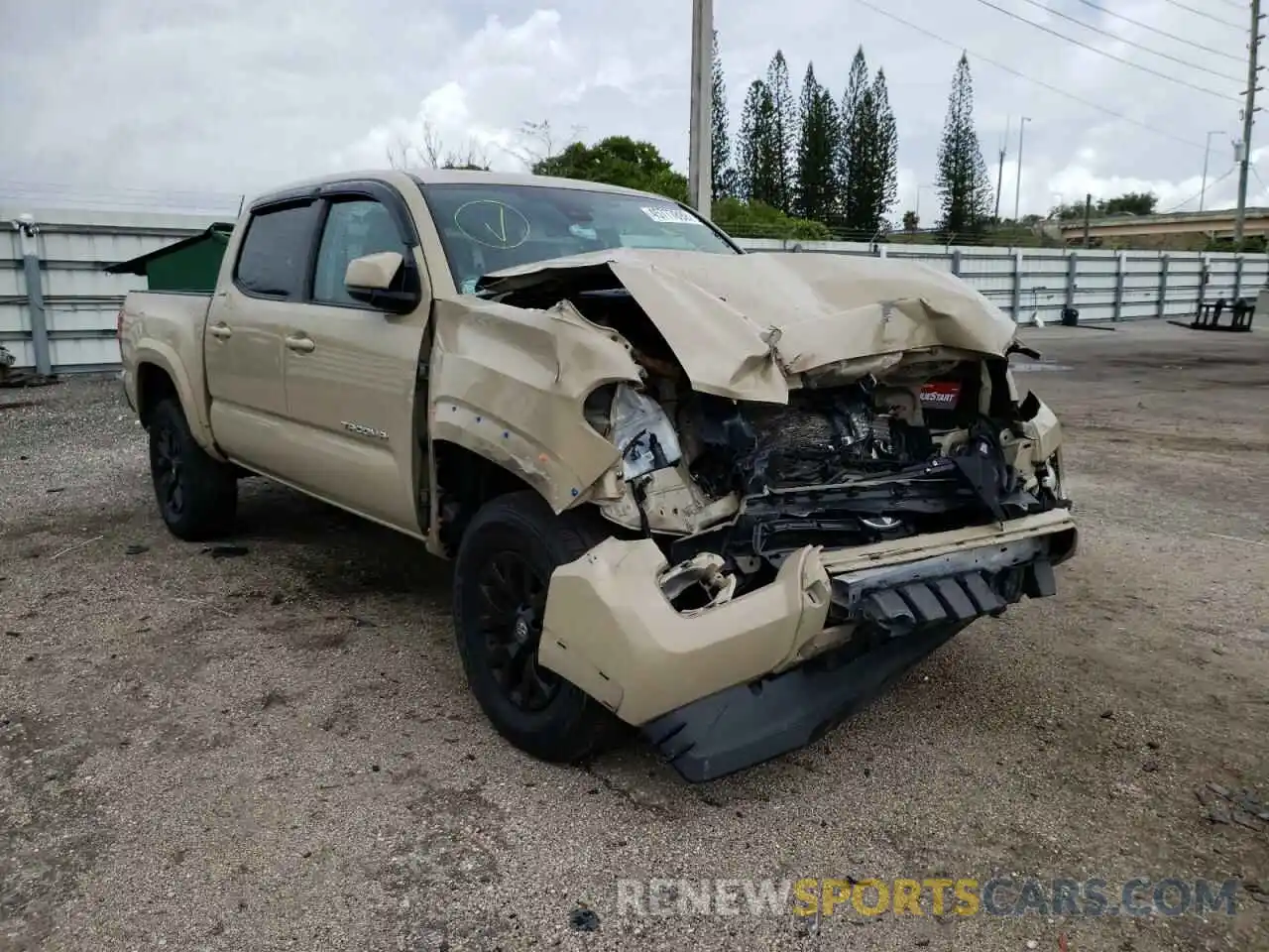 1 Photograph of a damaged car 3TMAZ5CN4KM113318 TOYOTA TACOMA 2019