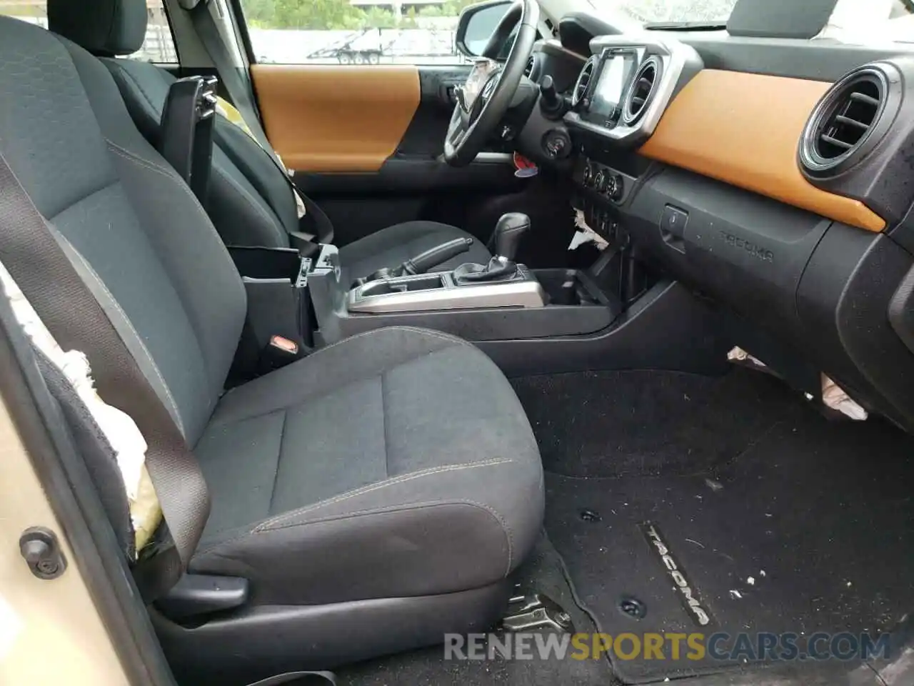 5 Photograph of a damaged car 3TMAZ5CN4KM113318 TOYOTA TACOMA 2019