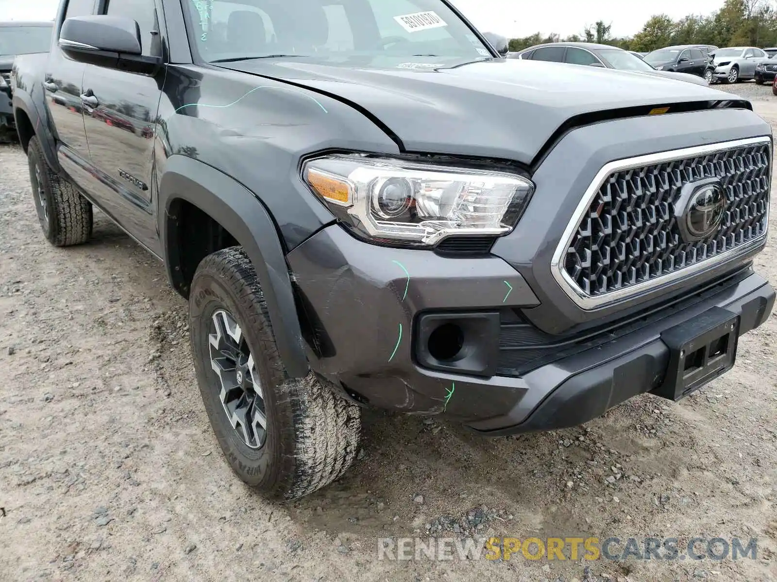 9 Photograph of a damaged car 3TMAZ5CN4KM113643 TOYOTA TACOMA 2019