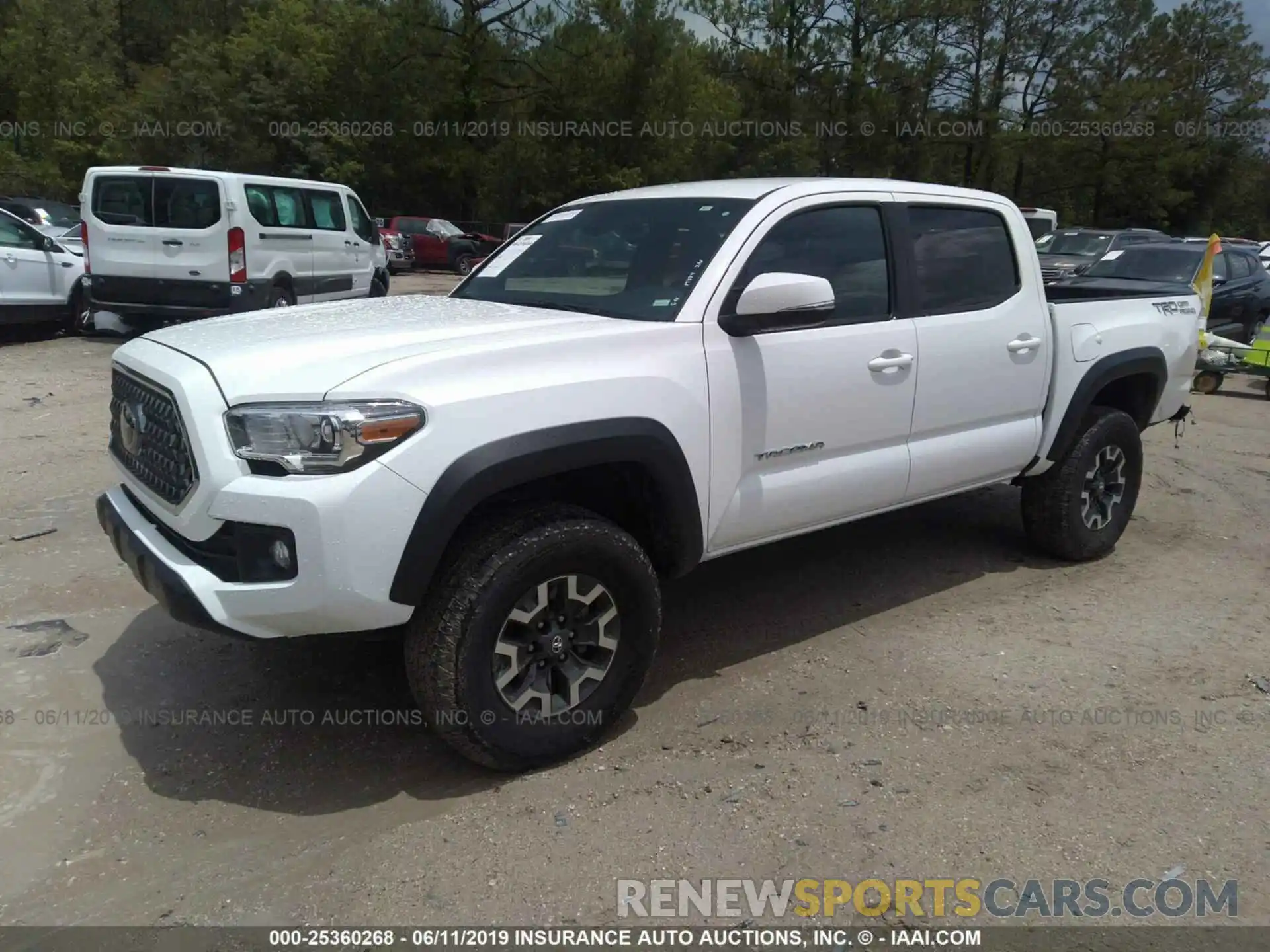 2 Photograph of a damaged car 3TMAZ5CN5KM080104 TOYOTA TACOMA 2019