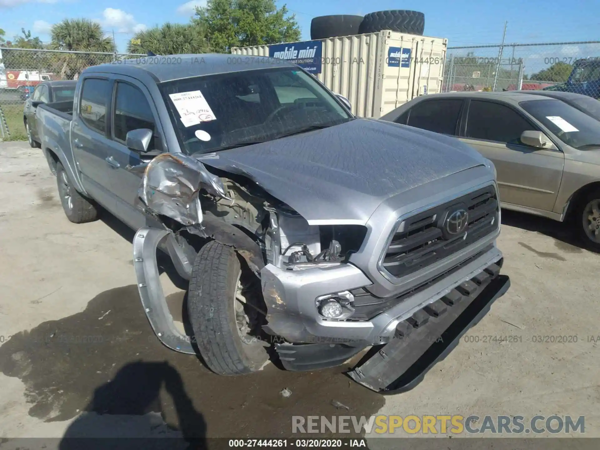 6 Photograph of a damaged car 3TMAZ5CN5KM085433 TOYOTA TACOMA 2019