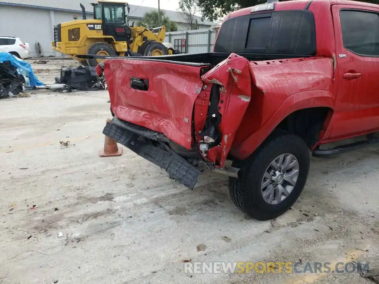 9 Photograph of a damaged car 3TMAZ5CN5KM087523 TOYOTA TACOMA 2019