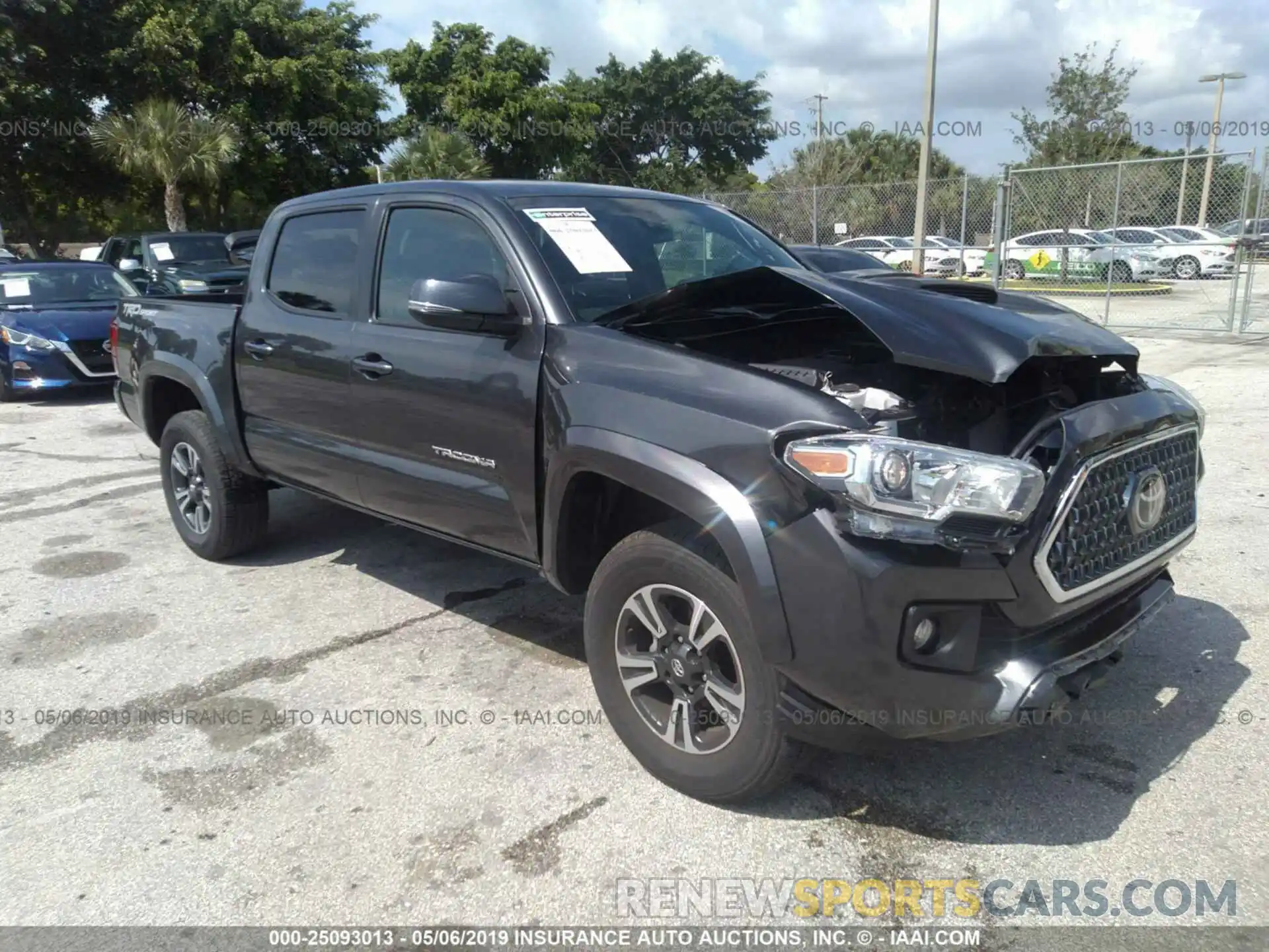 1 Photograph of a damaged car 3TMAZ5CN5KM087666 TOYOTA TACOMA 2019