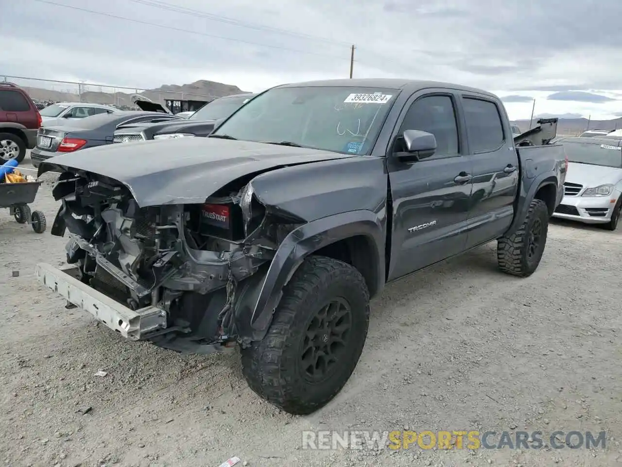 1 Photograph of a damaged car 3TMAZ5CN5KM090616 TOYOTA TACOMA 2019