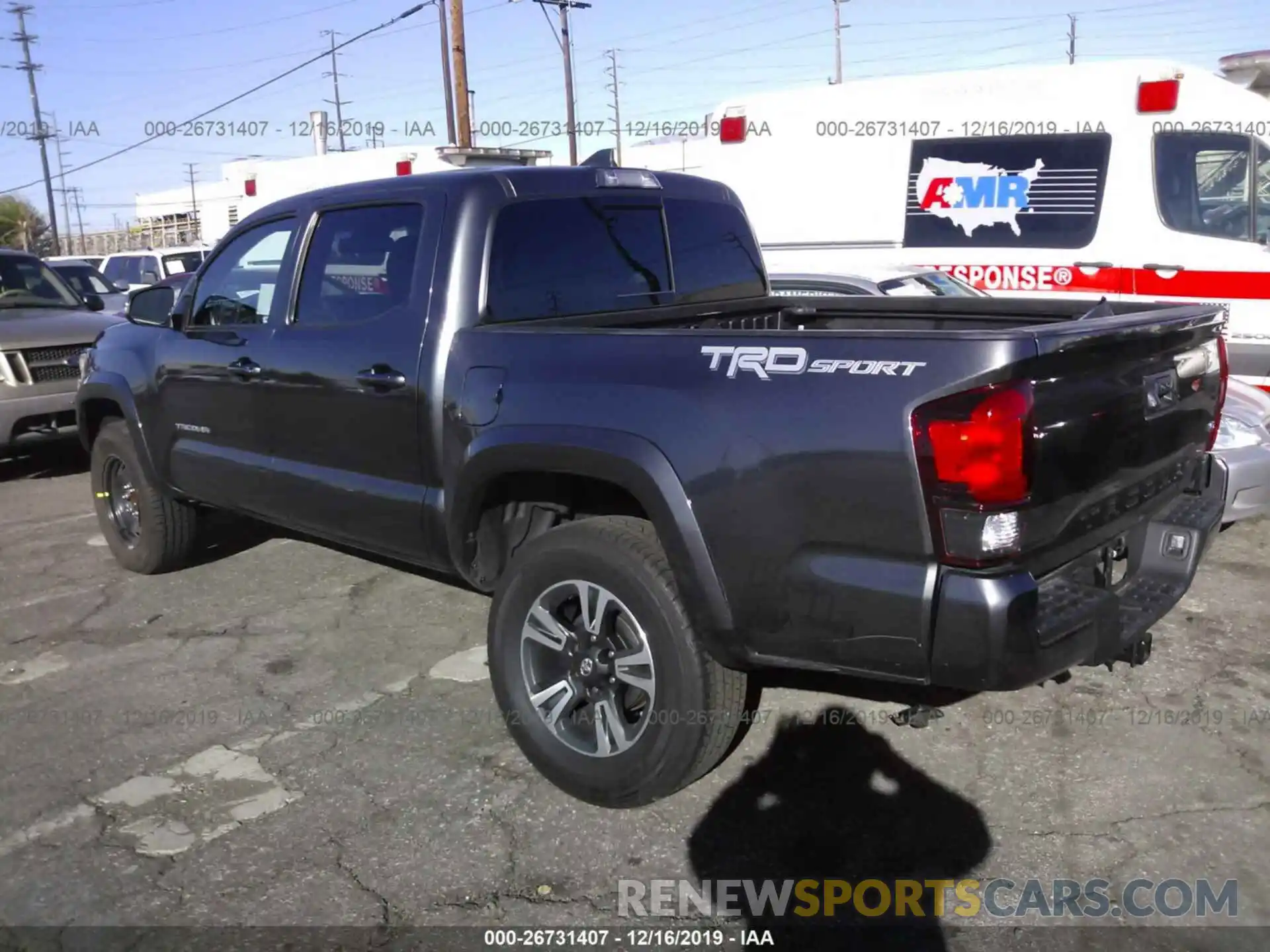 3 Photograph of a damaged car 3TMAZ5CN5KM090647 TOYOTA TACOMA 2019