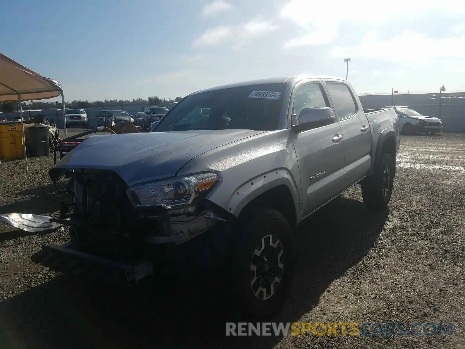 2 Photograph of a damaged car 3TMAZ5CN5KM094116 TOYOTA TACOMA 2019