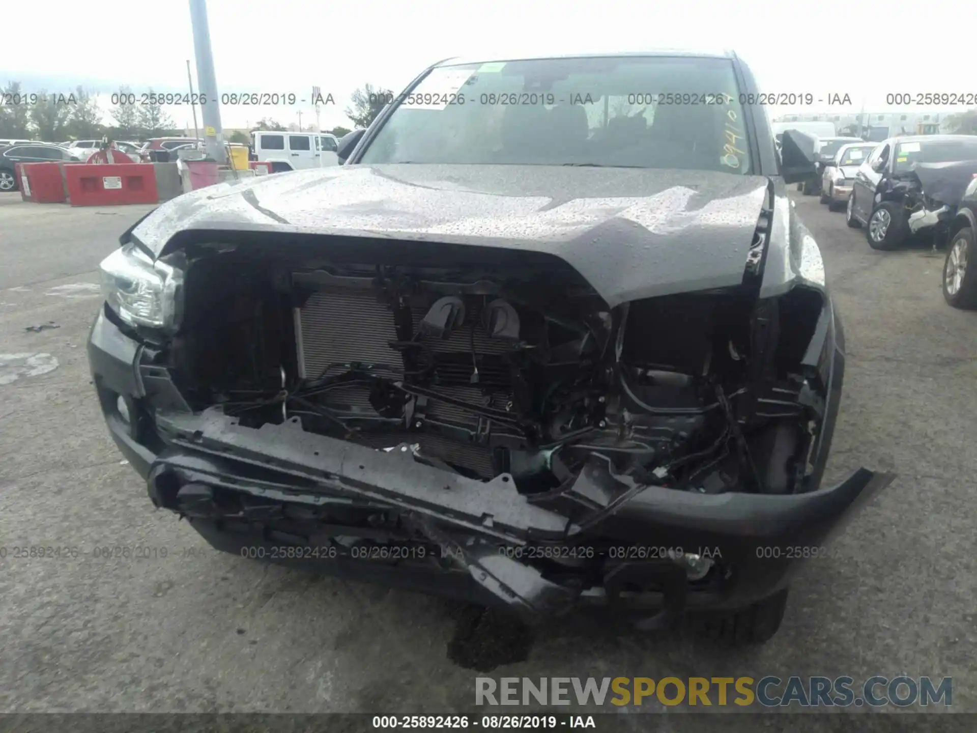 6 Photograph of a damaged car 3TMAZ5CN5KM094164 TOYOTA TACOMA 2019