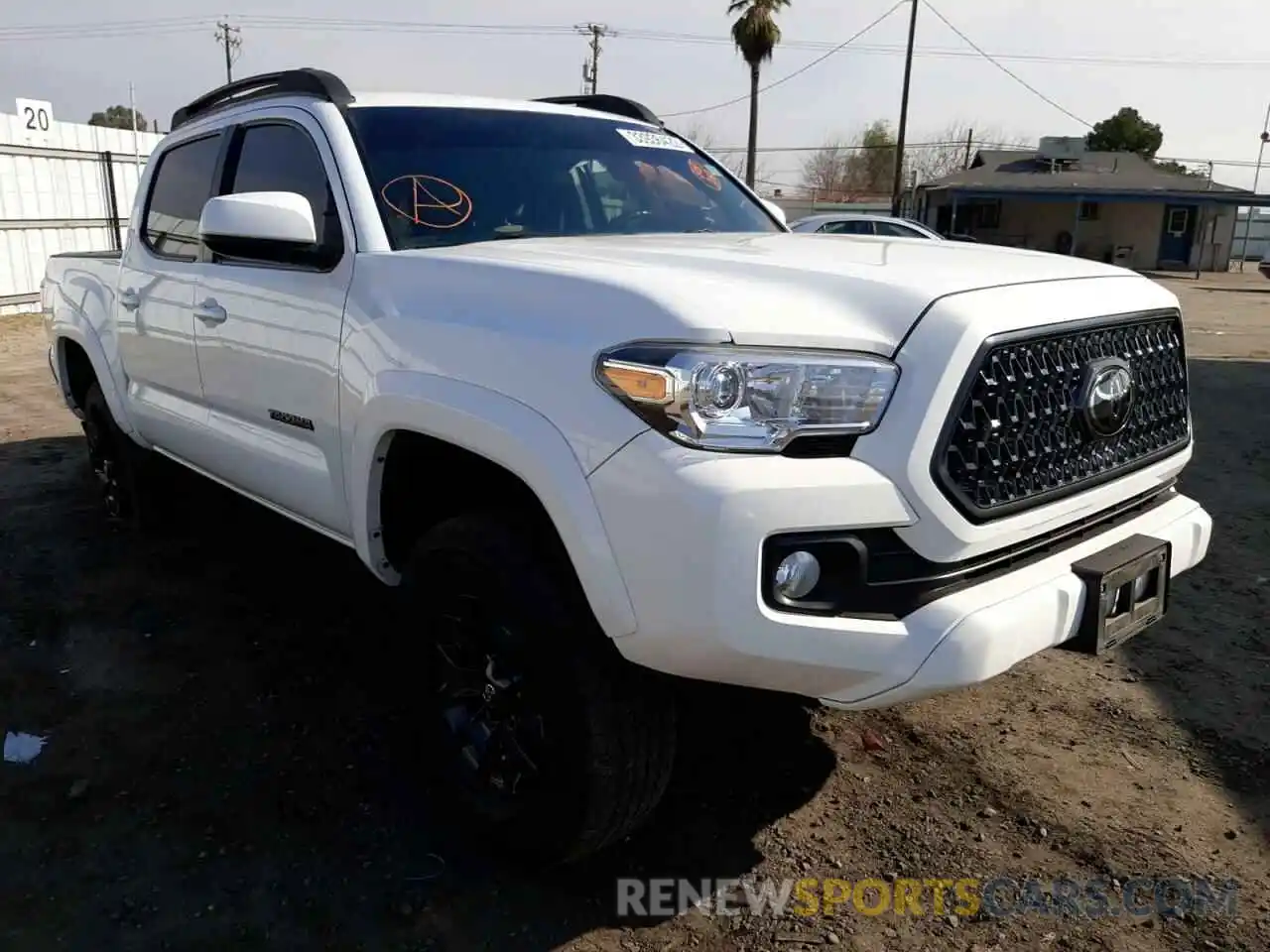 1 Photograph of a damaged car 3TMAZ5CN5KM096920 TOYOTA TACOMA 2019