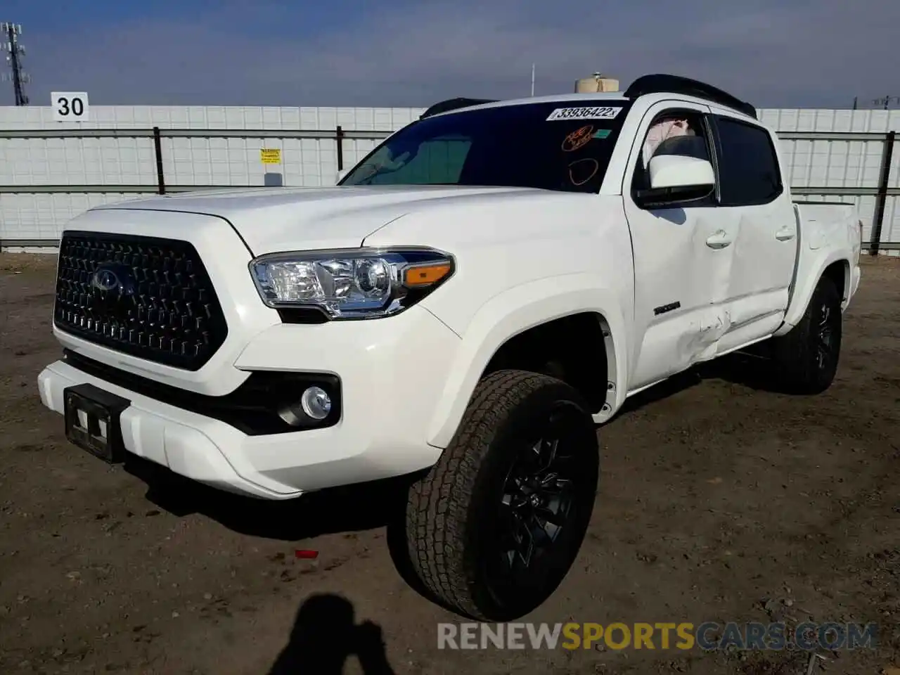 2 Photograph of a damaged car 3TMAZ5CN5KM096920 TOYOTA TACOMA 2019