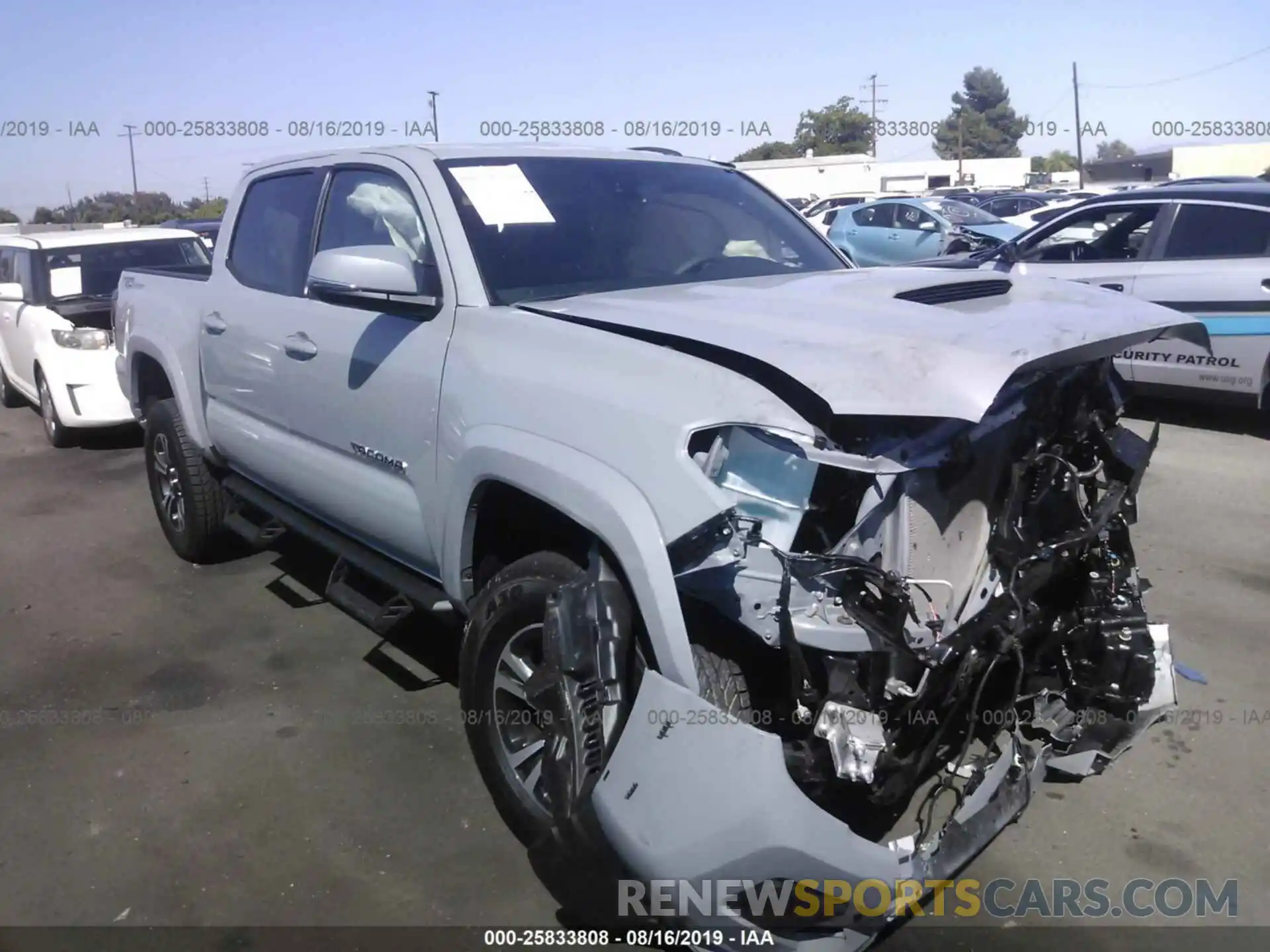 1 Photograph of a damaged car 3TMAZ5CN5KM098893 TOYOTA TACOMA 2019