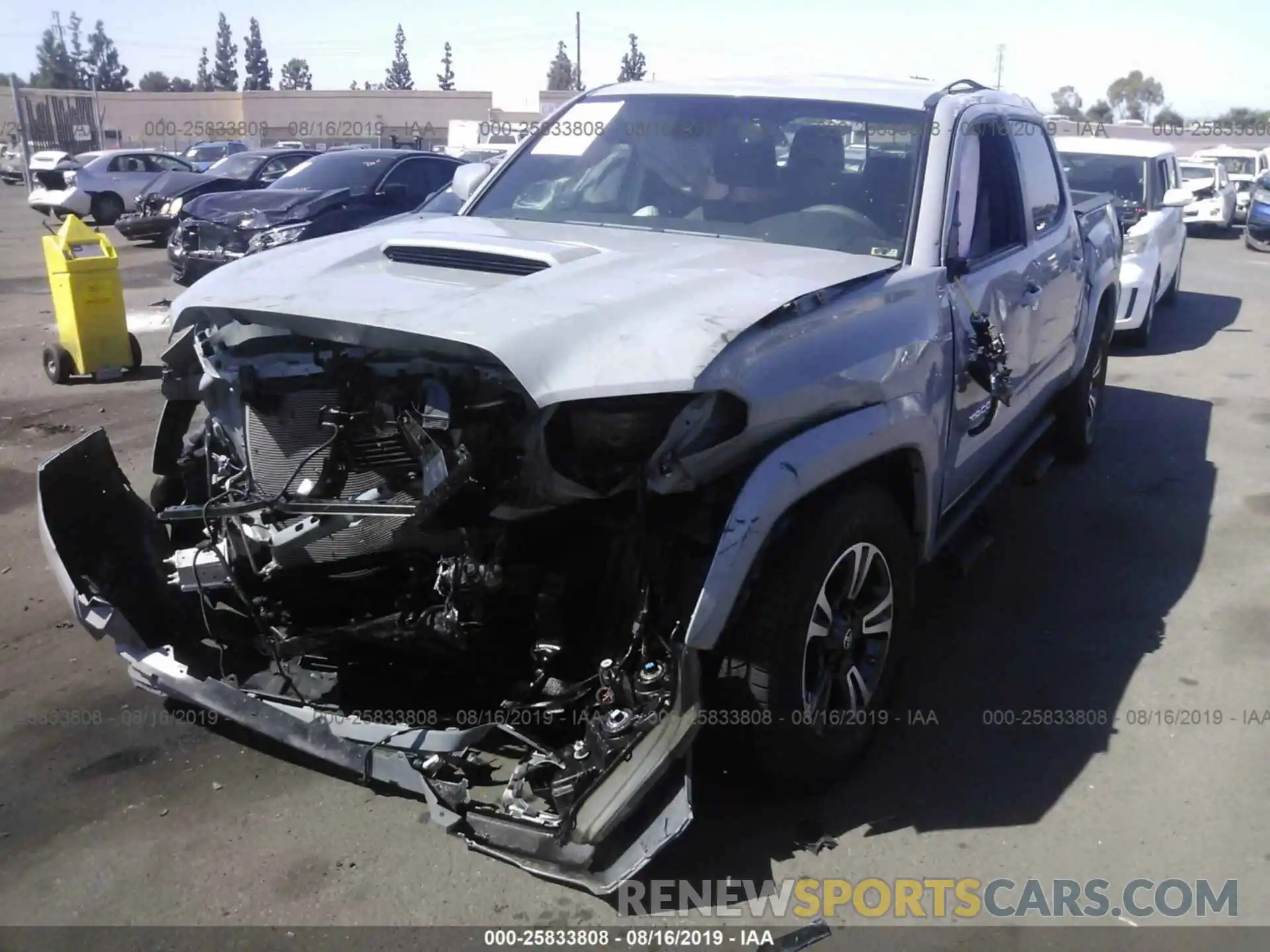 2 Photograph of a damaged car 3TMAZ5CN5KM098893 TOYOTA TACOMA 2019