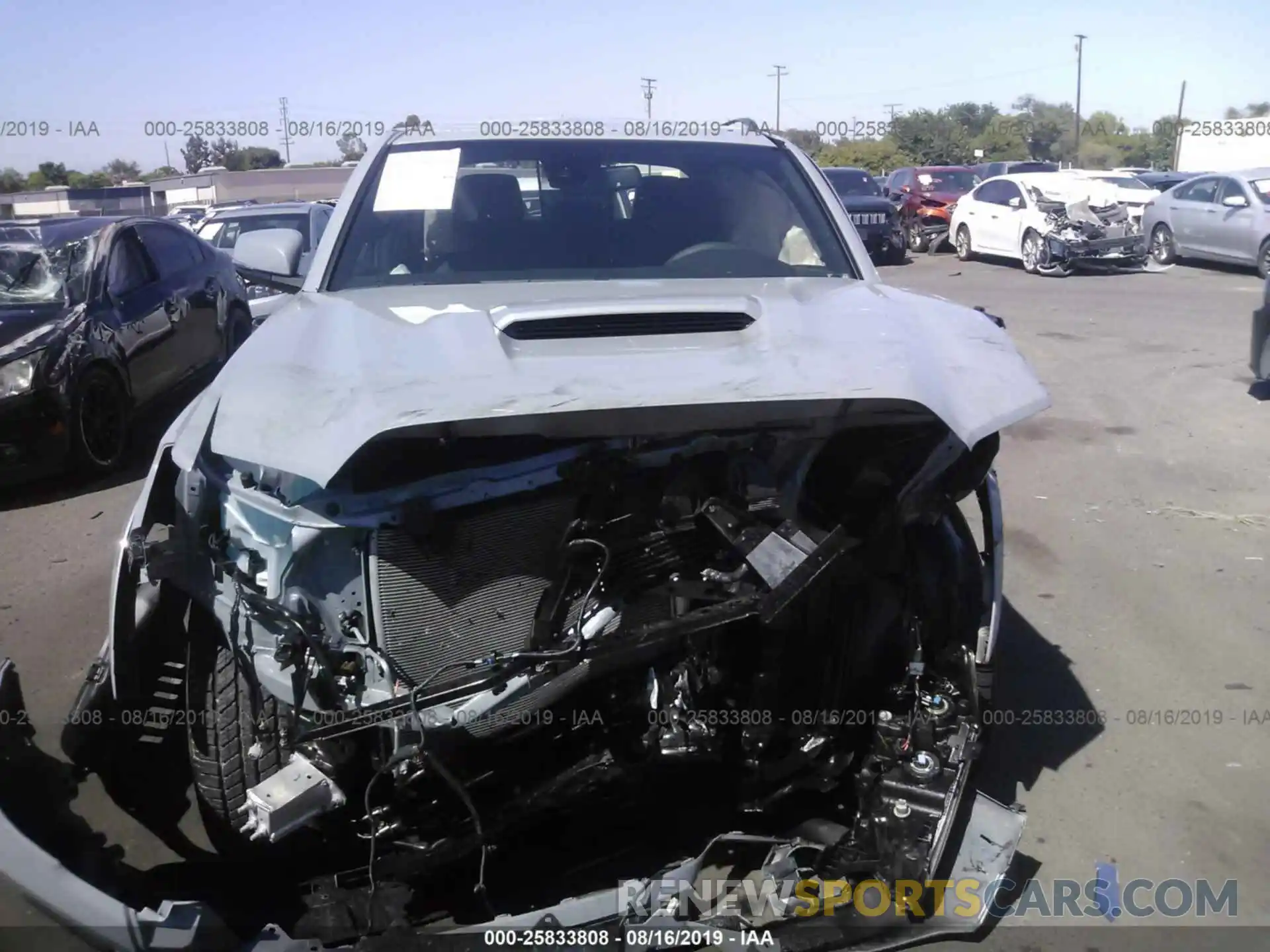 6 Photograph of a damaged car 3TMAZ5CN5KM098893 TOYOTA TACOMA 2019