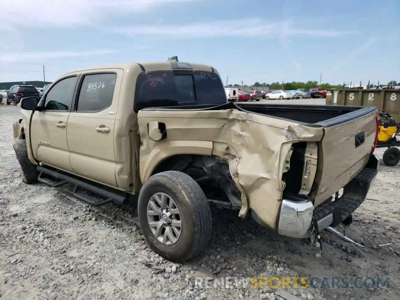 3 Photograph of a damaged car 3TMAZ5CN5KM101534 TOYOTA TACOMA 2019