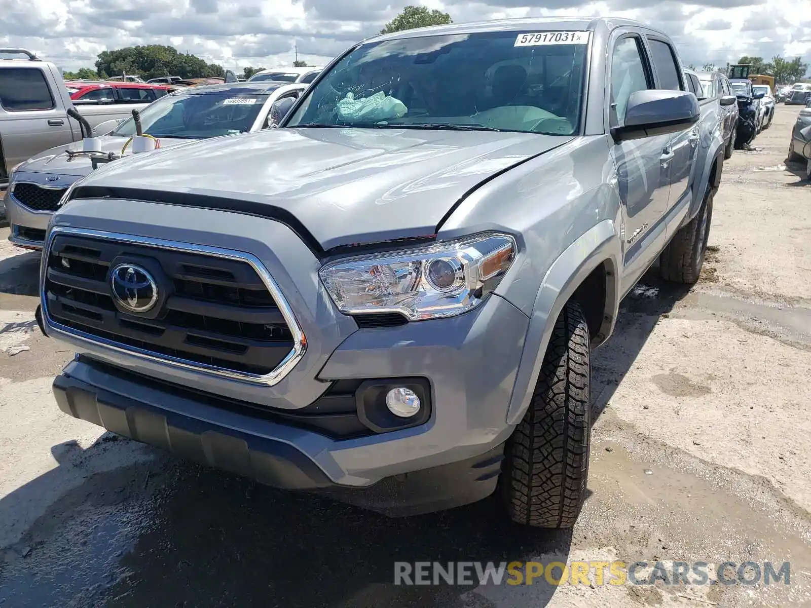 1 Photograph of a damaged car 3TMAZ5CN5KM104630 TOYOTA TACOMA 2019