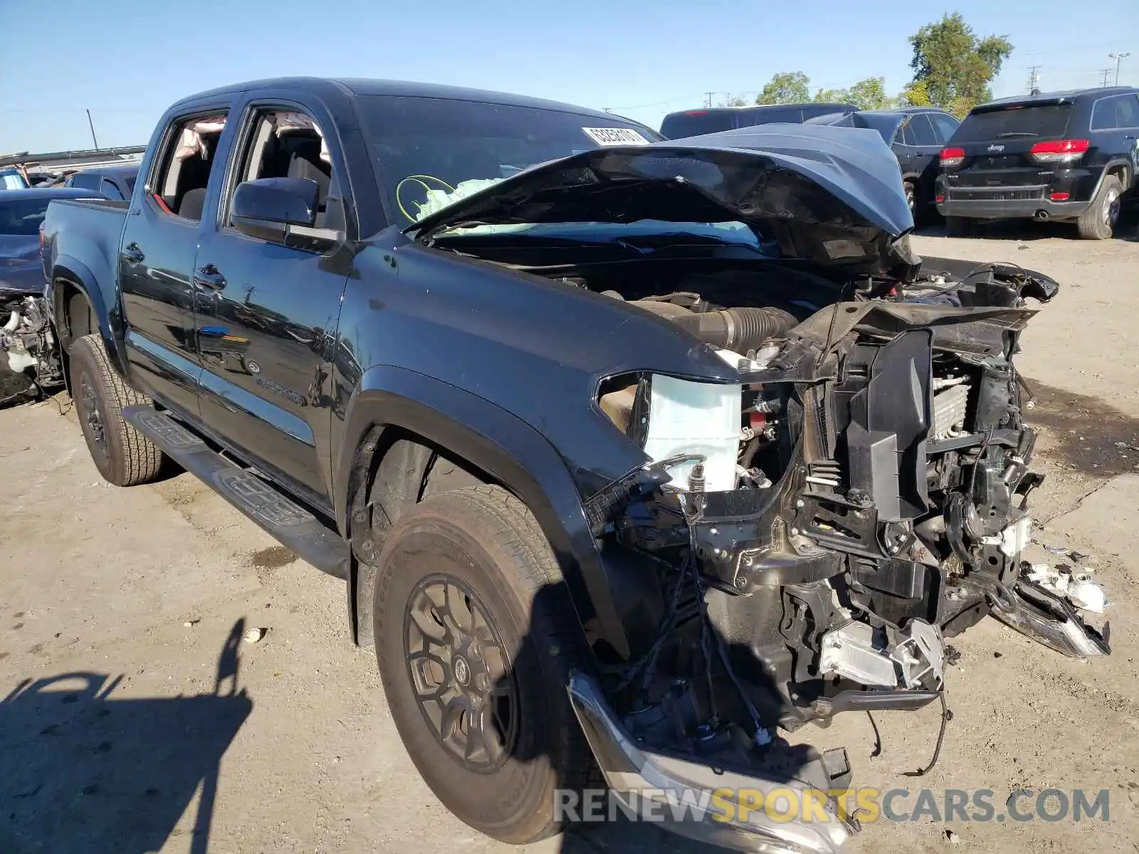 1 Photograph of a damaged car 3TMAZ5CN5KM109830 TOYOTA TACOMA 2019