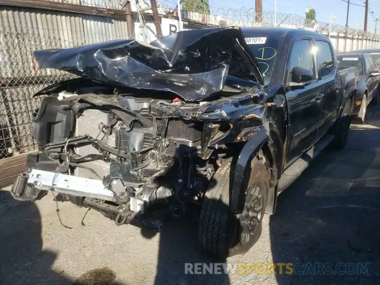 2 Photograph of a damaged car 3TMAZ5CN5KM109830 TOYOTA TACOMA 2019