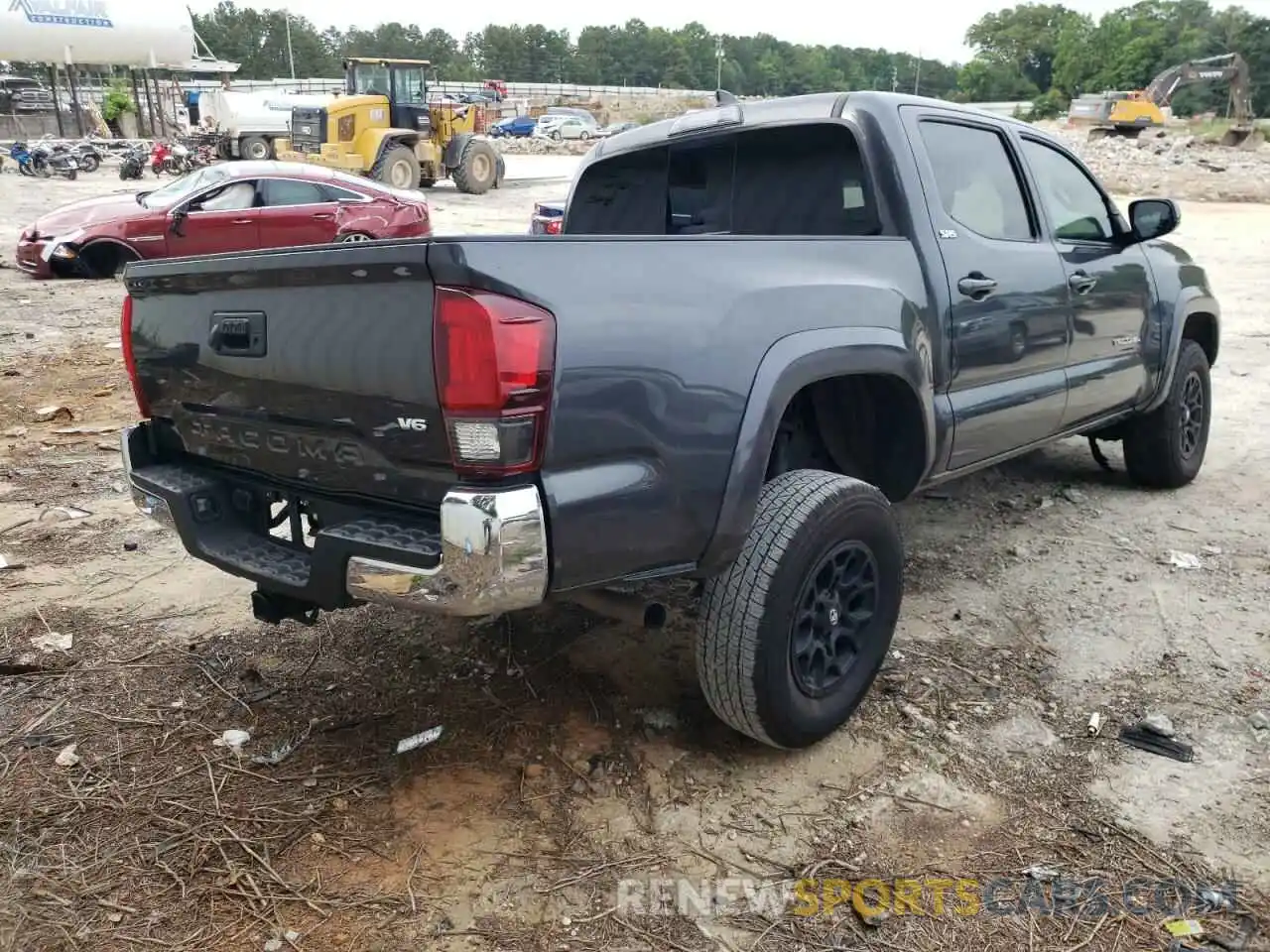 4 Photograph of a damaged car 3TMAZ5CN5KM114302 TOYOTA TACOMA 2019