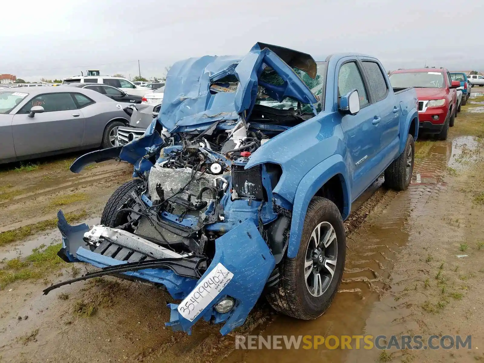 2 Фотография поврежденного автомобиля 3TMAZ5CN6KM079396 TOYOTA TACOMA 2019