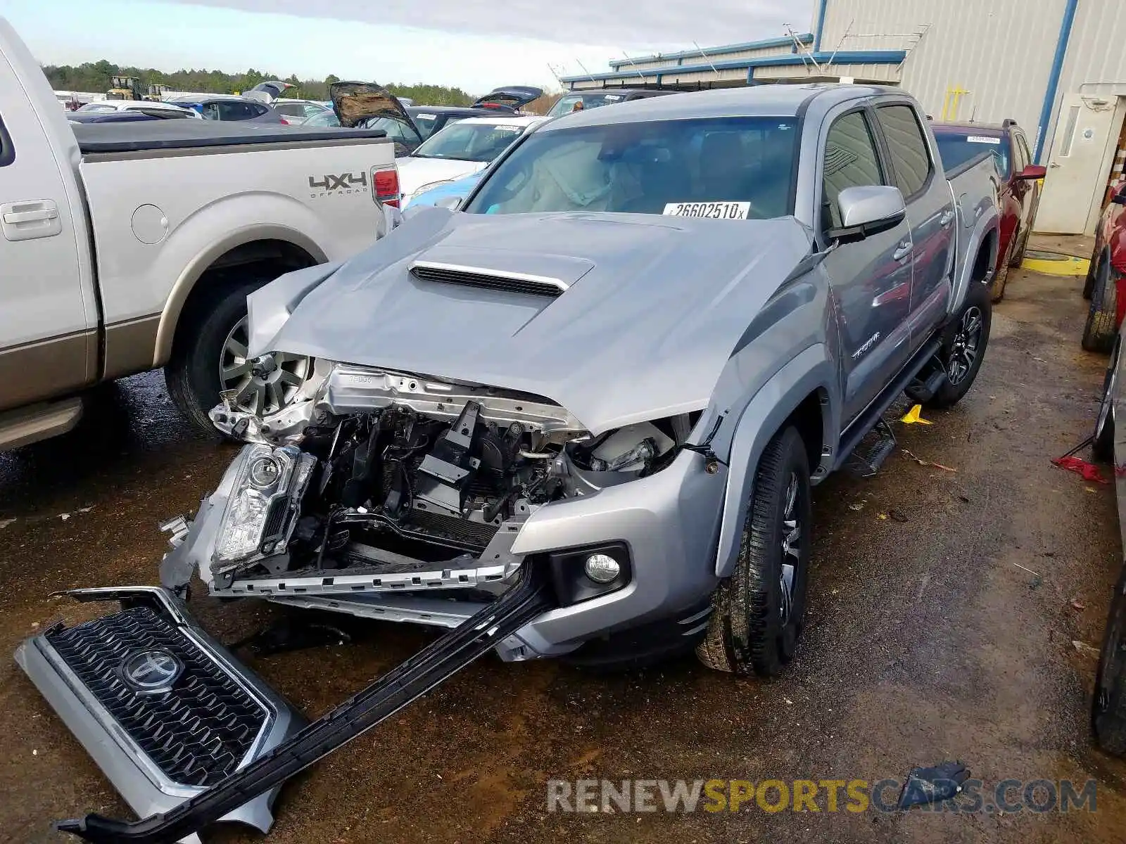 2 Photograph of a damaged car 3TMAZ5CN6KM081181 TOYOTA TACOMA 2019