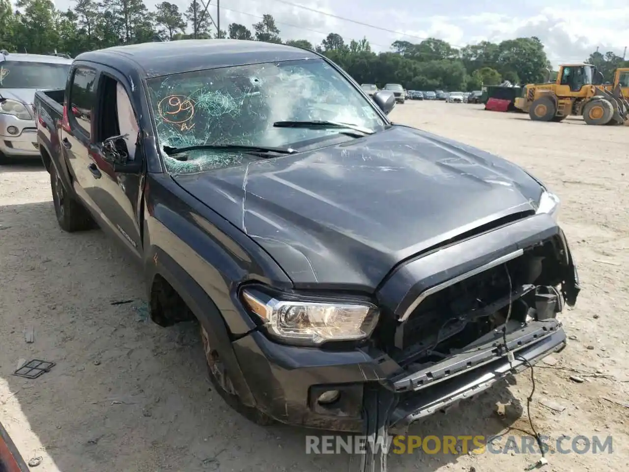 1 Photograph of a damaged car 3TMAZ5CN6KM081522 TOYOTA TACOMA 2019