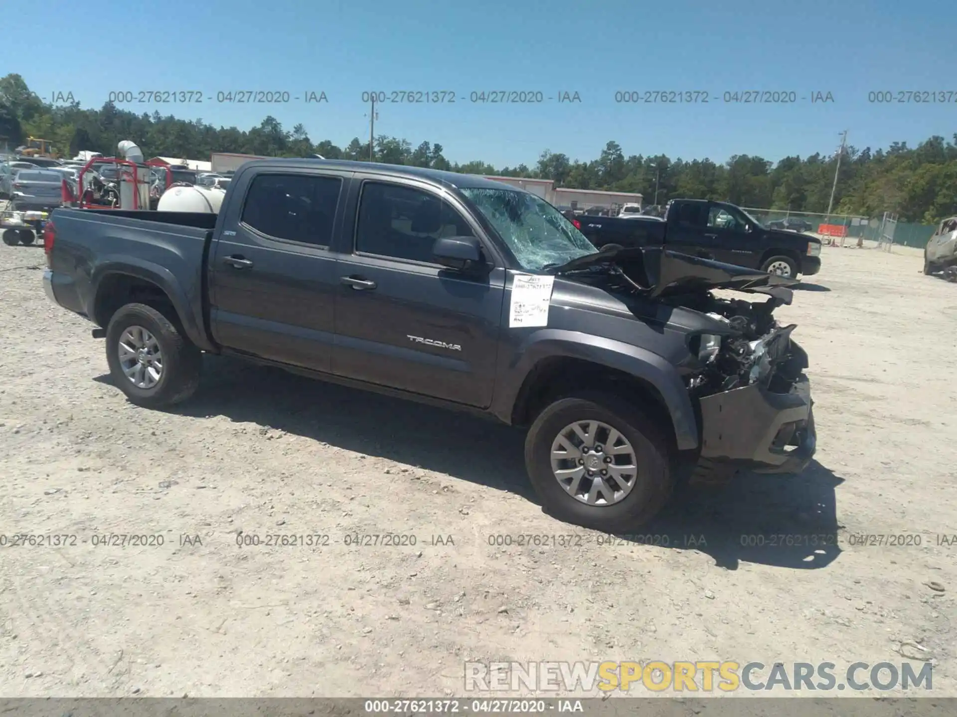 1 Photograph of a damaged car 3TMAZ5CN6KM081990 TOYOTA TACOMA 2019