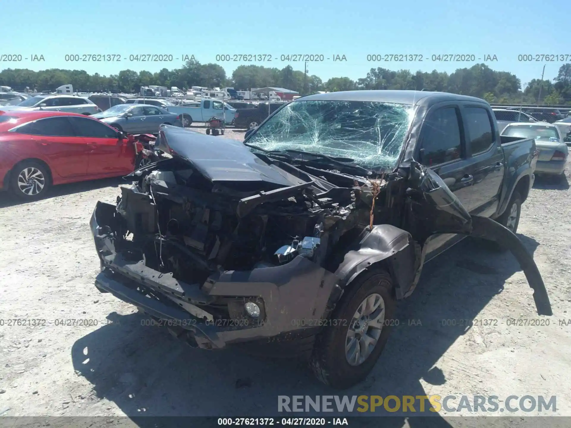 6 Photograph of a damaged car 3TMAZ5CN6KM081990 TOYOTA TACOMA 2019