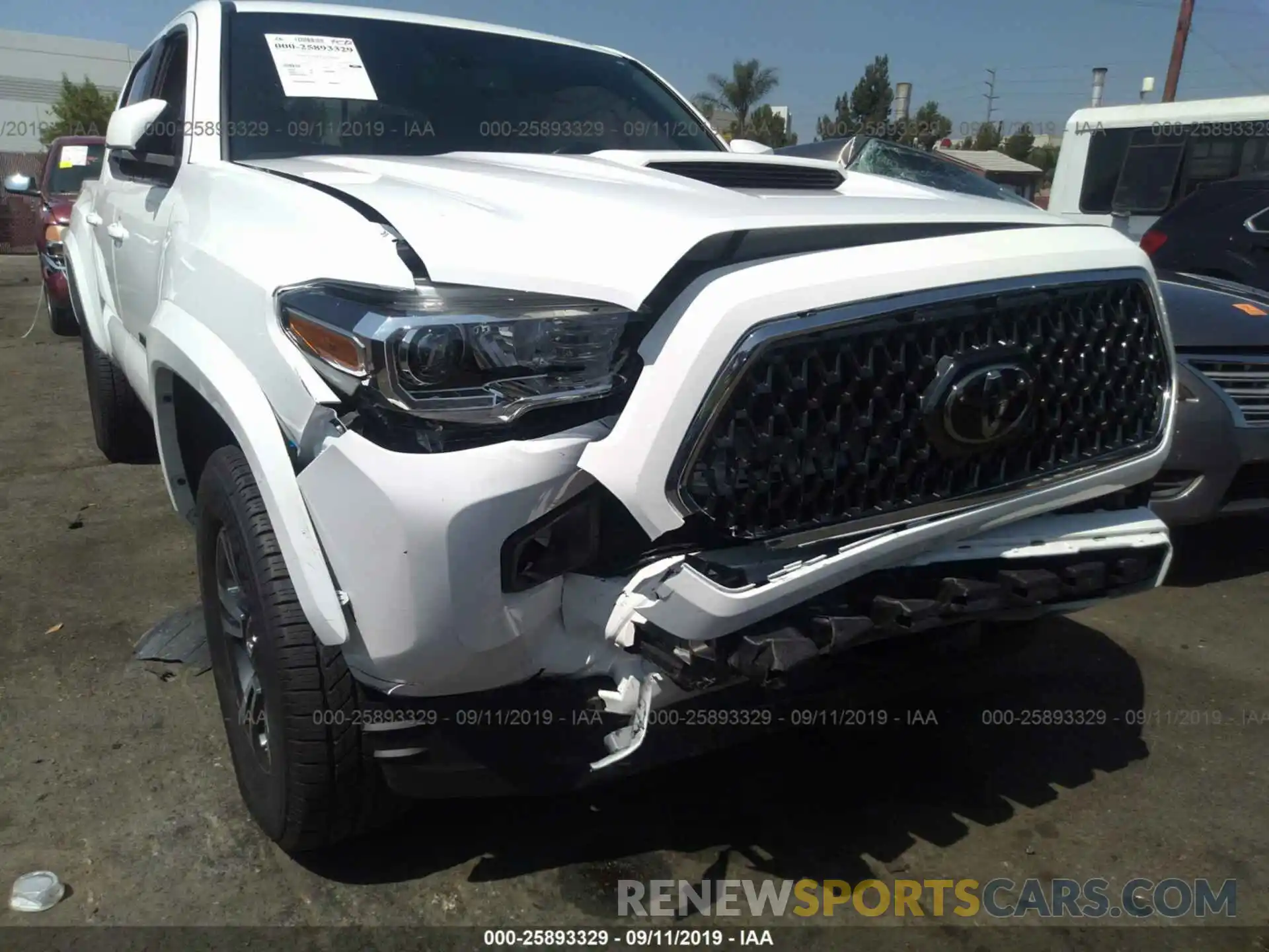 6 Photograph of a damaged car 3TMAZ5CN6KM082170 TOYOTA TACOMA 2019