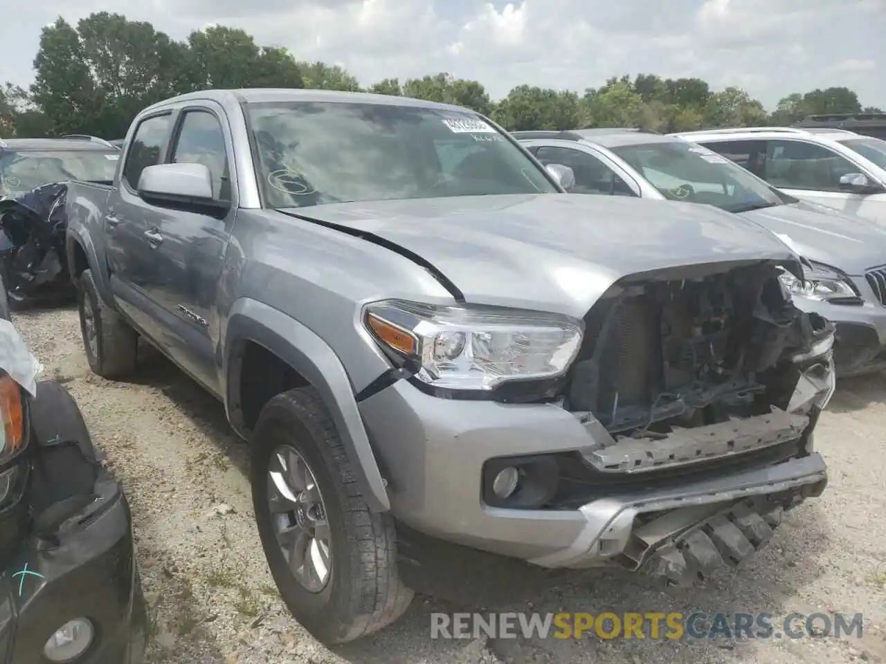 1 Photograph of a damaged car 3TMAZ5CN6KM082931 TOYOTA TACOMA 2019