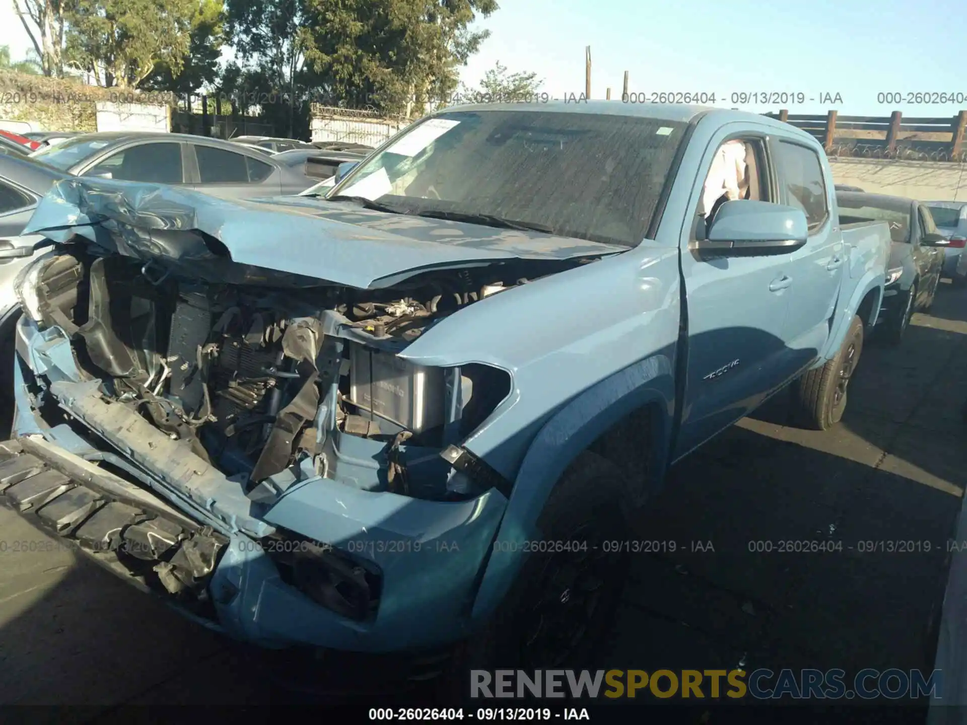 2 Фотография поврежденного автомобиля 3TMAZ5CN6KM082962 TOYOTA TACOMA 2019