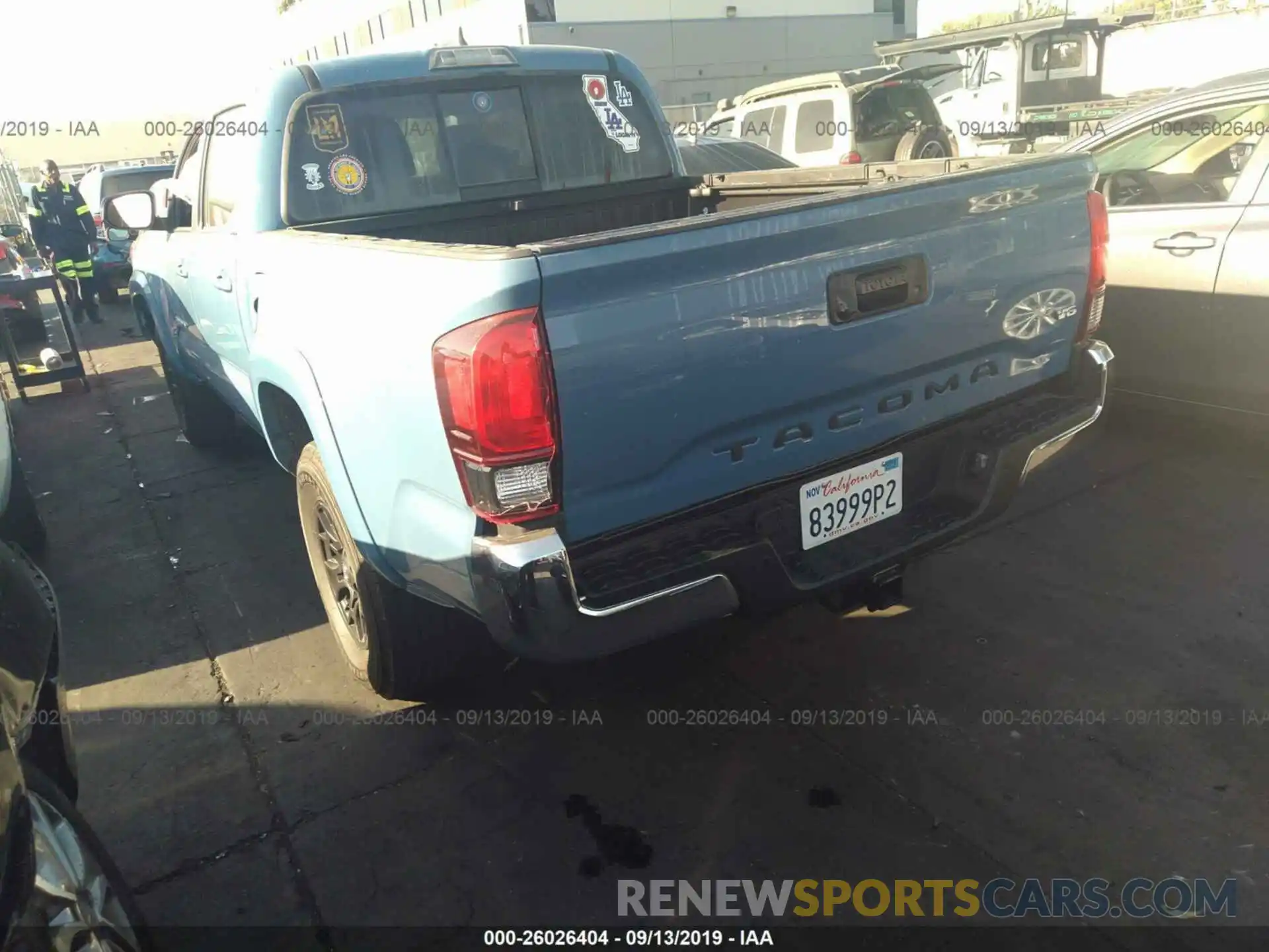 3 Фотография поврежденного автомобиля 3TMAZ5CN6KM082962 TOYOTA TACOMA 2019