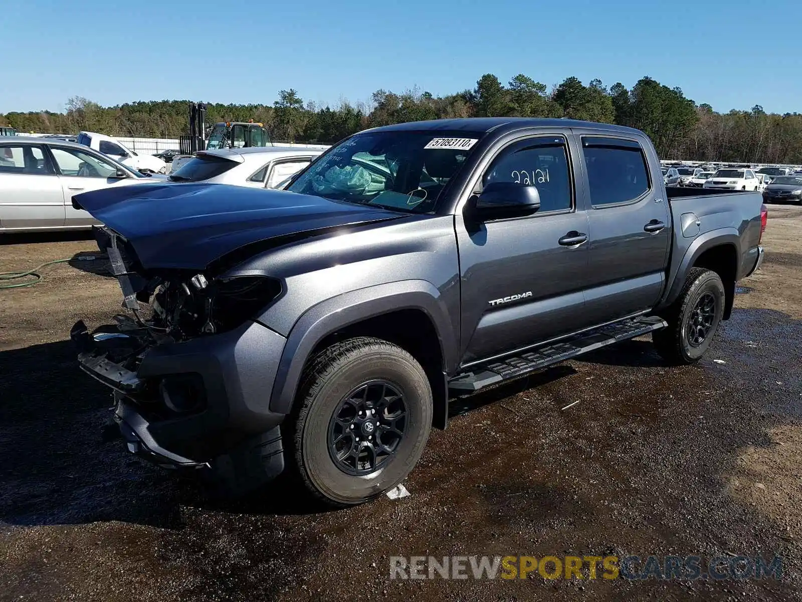 2 Photograph of a damaged car 3TMAZ5CN6KM085215 TOYOTA TACOMA 2019