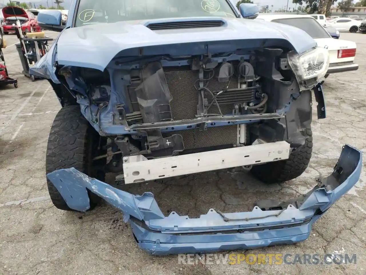 9 Photograph of a damaged car 3TMAZ5CN6KM090611 TOYOTA TACOMA 2019