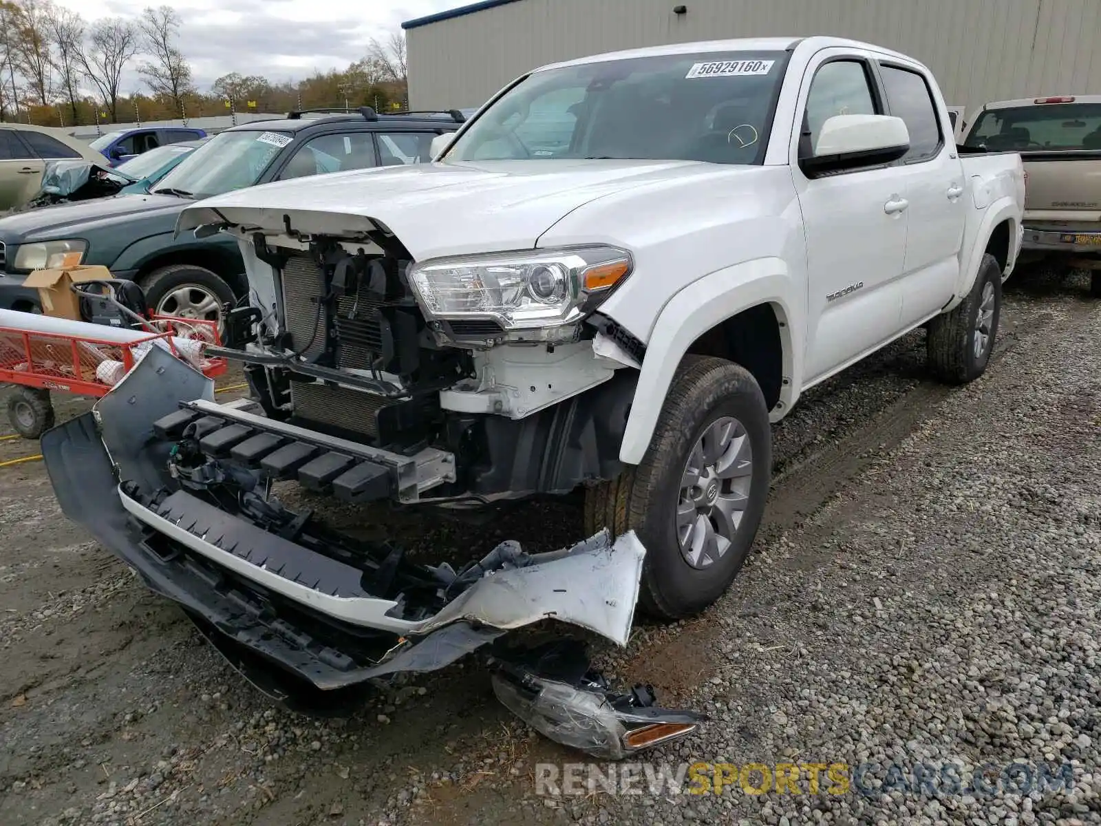 2 Photograph of a damaged car 3TMAZ5CN6KM091015 TOYOTA TACOMA 2019