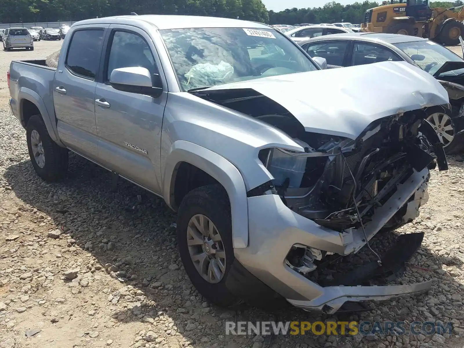 1 Photograph of a damaged car 3TMAZ5CN6KM095775 TOYOTA TACOMA 2019