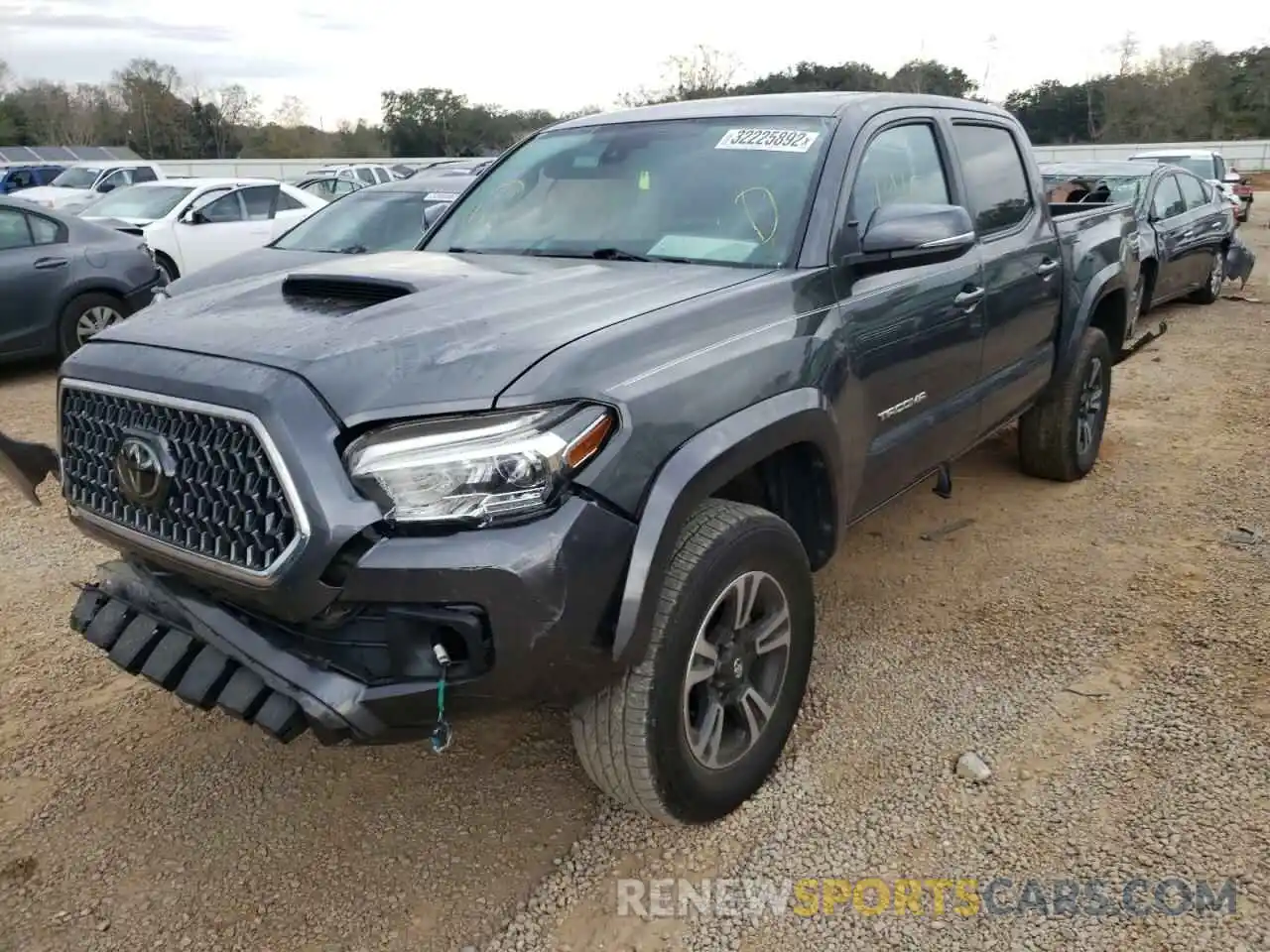 2 Photograph of a damaged car 3TMAZ5CN6KM096599 TOYOTA TACOMA 2019