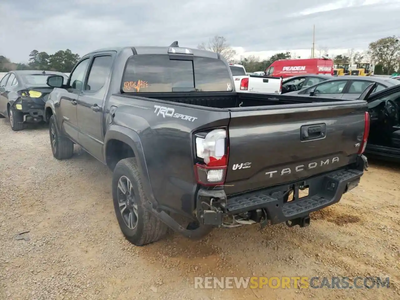 3 Photograph of a damaged car 3TMAZ5CN6KM096599 TOYOTA TACOMA 2019