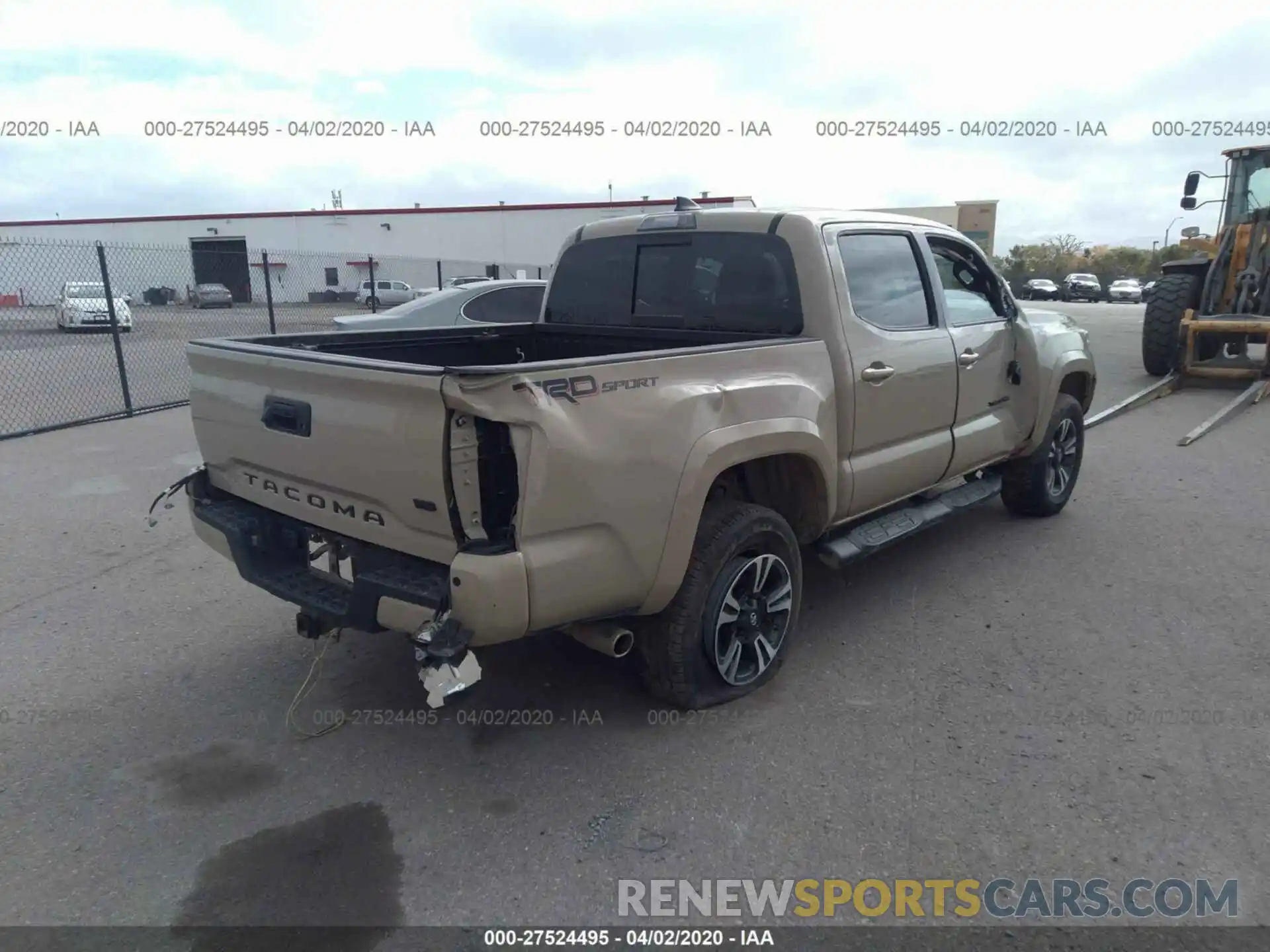 4 Photograph of a damaged car 3TMAZ5CN6KM097834 TOYOTA TACOMA 2019