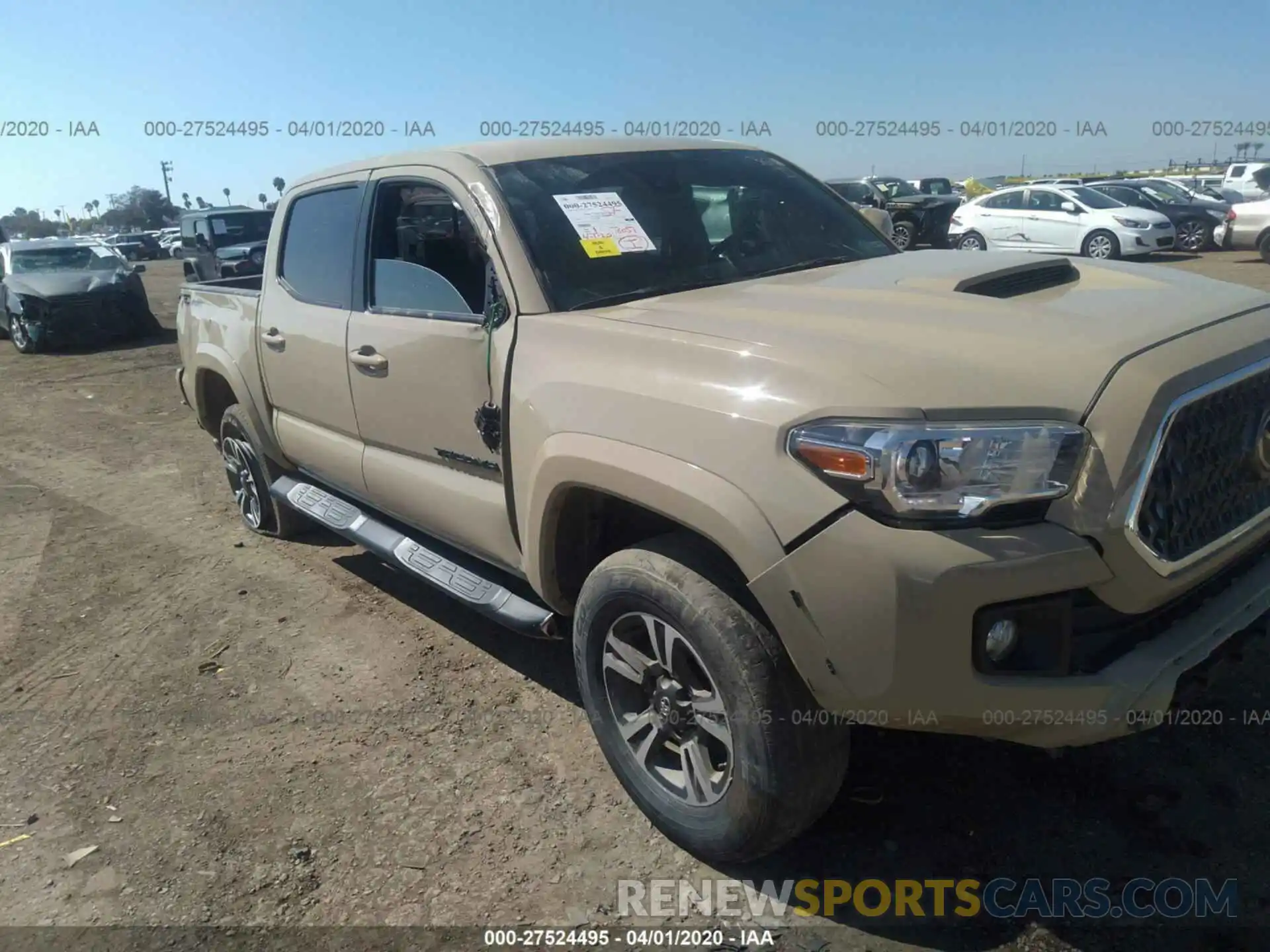 6 Photograph of a damaged car 3TMAZ5CN6KM097834 TOYOTA TACOMA 2019