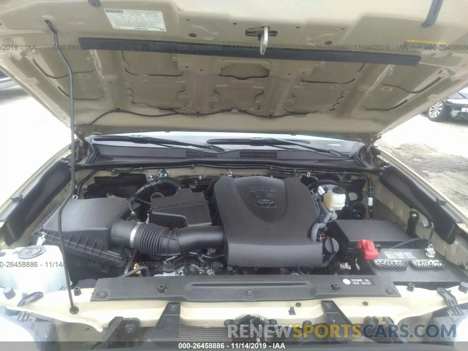 10 Photograph of a damaged car 3TMAZ5CN6KM101414 TOYOTA TACOMA 2019