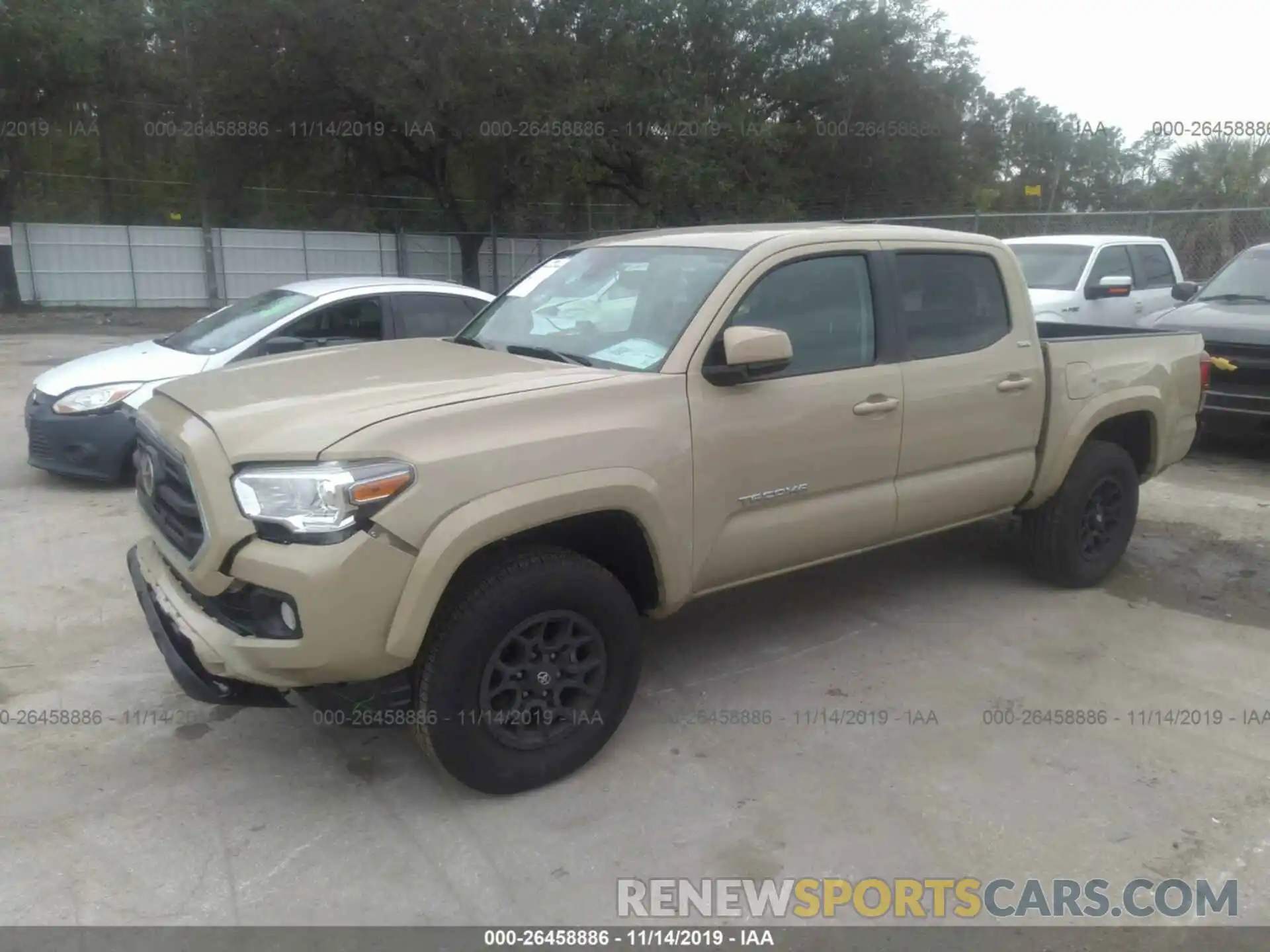 2 Photograph of a damaged car 3TMAZ5CN6KM101414 TOYOTA TACOMA 2019